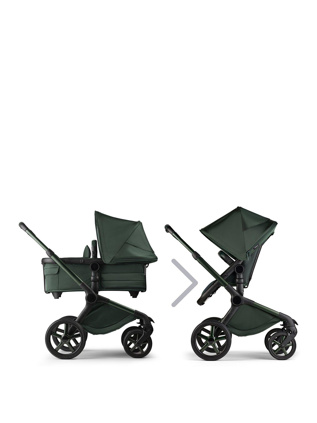 Image 3 of 6 of Bugaboo Bugaboo Fox 5 complete Noir Limited Edition MIDNIGHT GREEN