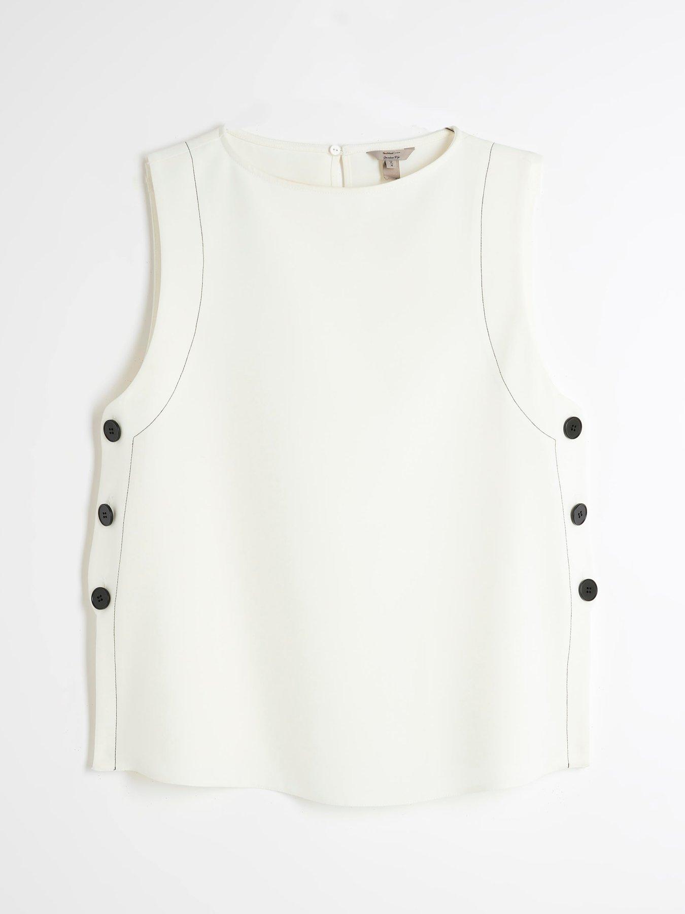 river-island-button-side-topstitch-top-creamdetail