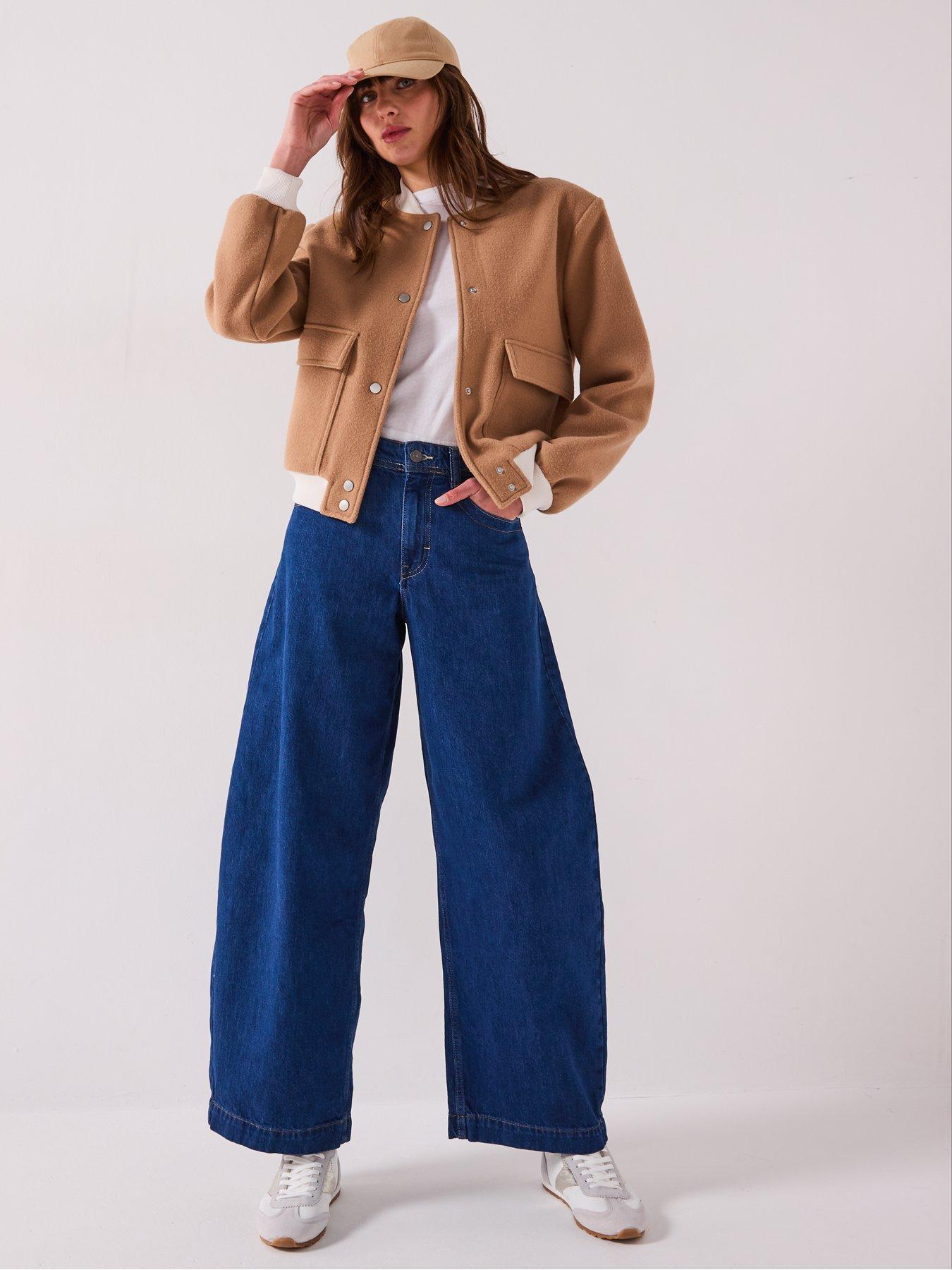 Image 3 of 6 of River Island Oversized Balloon Jeans - Blue