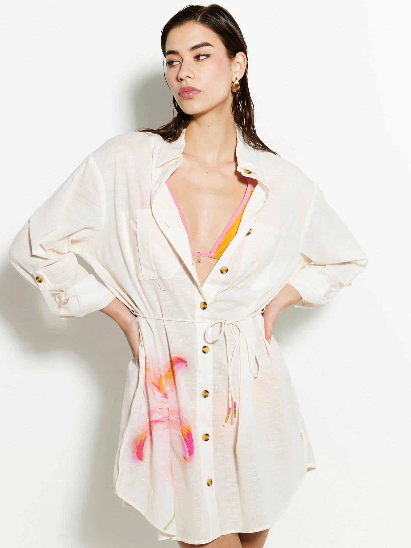 river-island-floral-placement-shirt-dress-cream