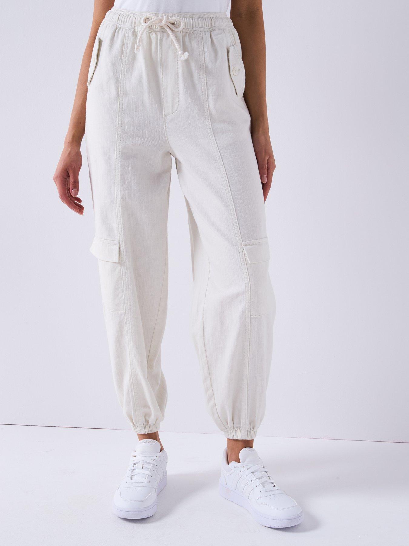 v-by-very-textured-cargo-joggers-whitefront