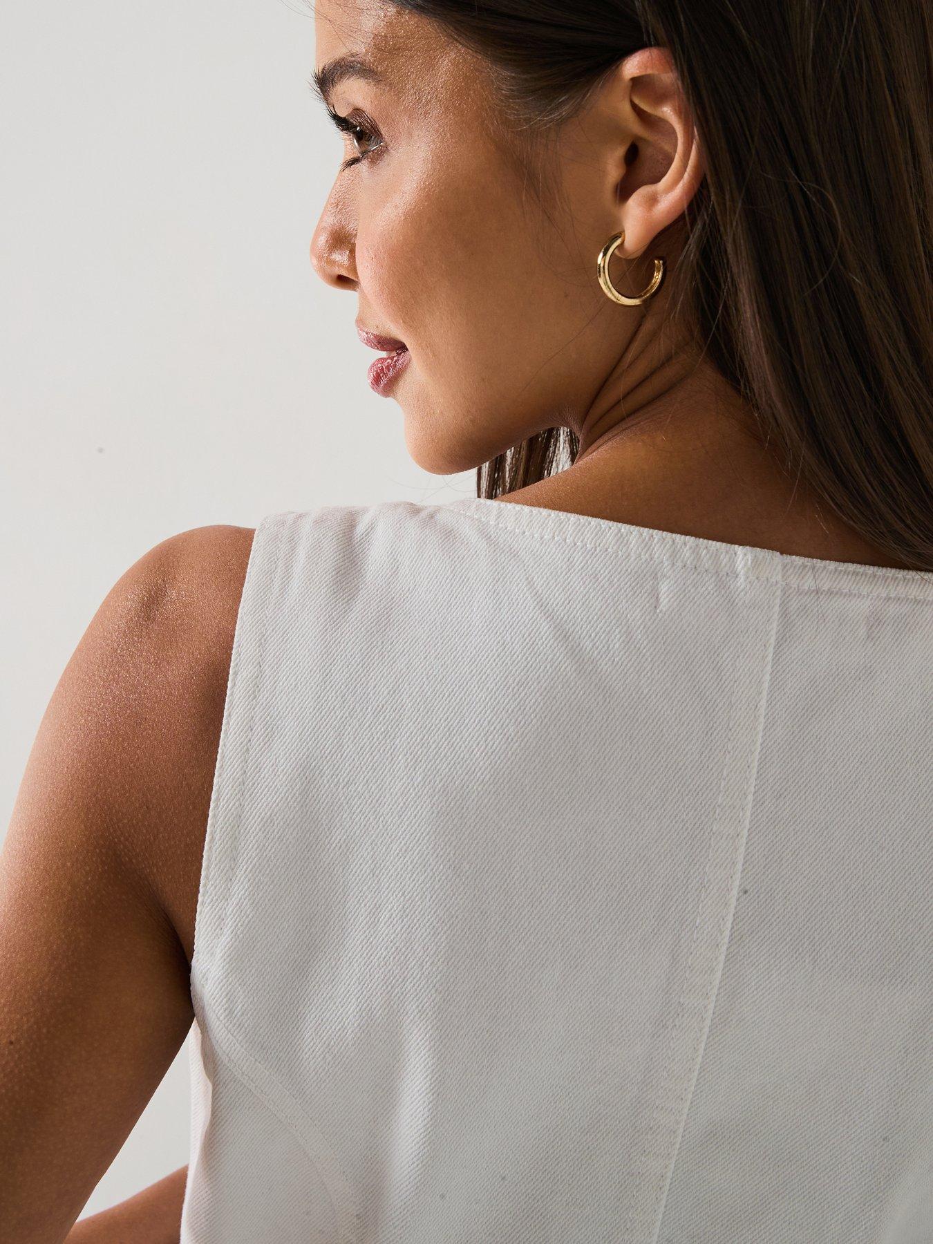 v-by-very-denim-button-through-top-whiteoutfit