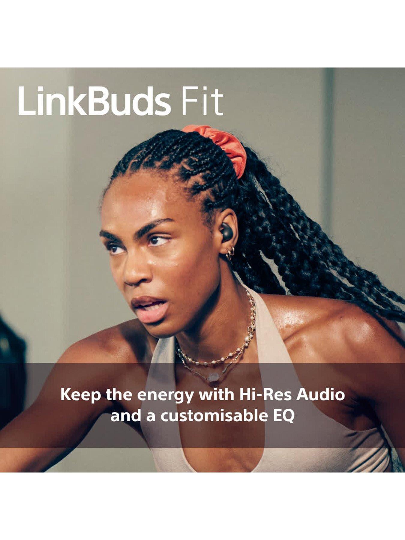 Image 7 of 8 of Sony Sony LinkBuds Fit - Truly Wireless Noise Cancelling Bluetooth Earbuds - Black