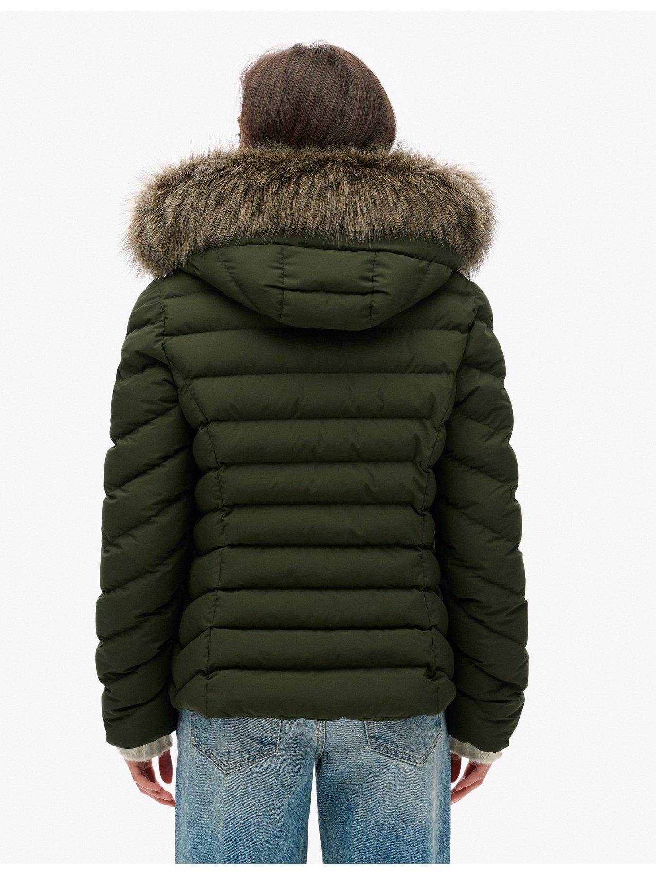 superdry-fuji-faux-fur-hooded-coat-greenstillFront