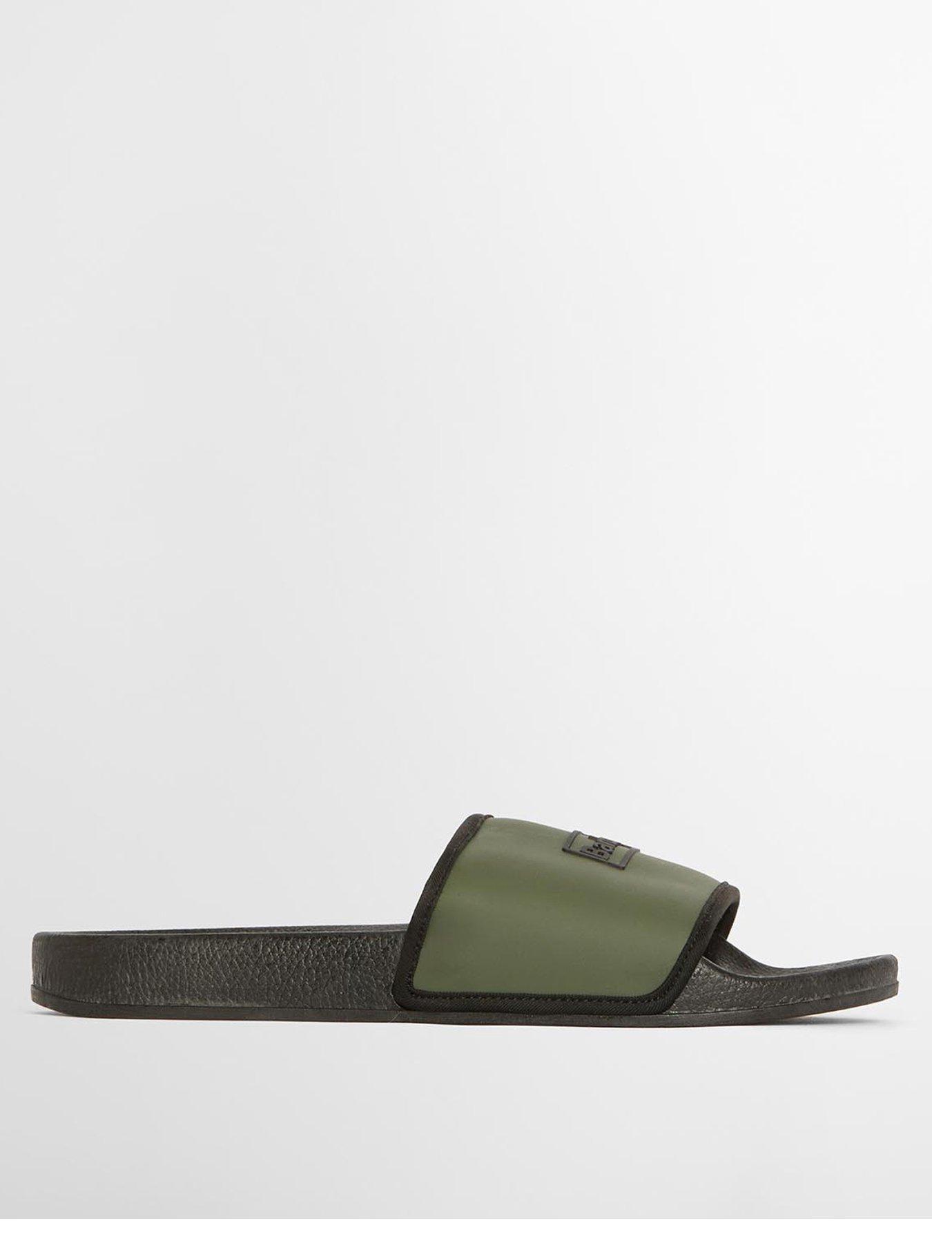 Image 1 of 6 of Barbour Barbour Cresswell Logo Slider - Dark Green