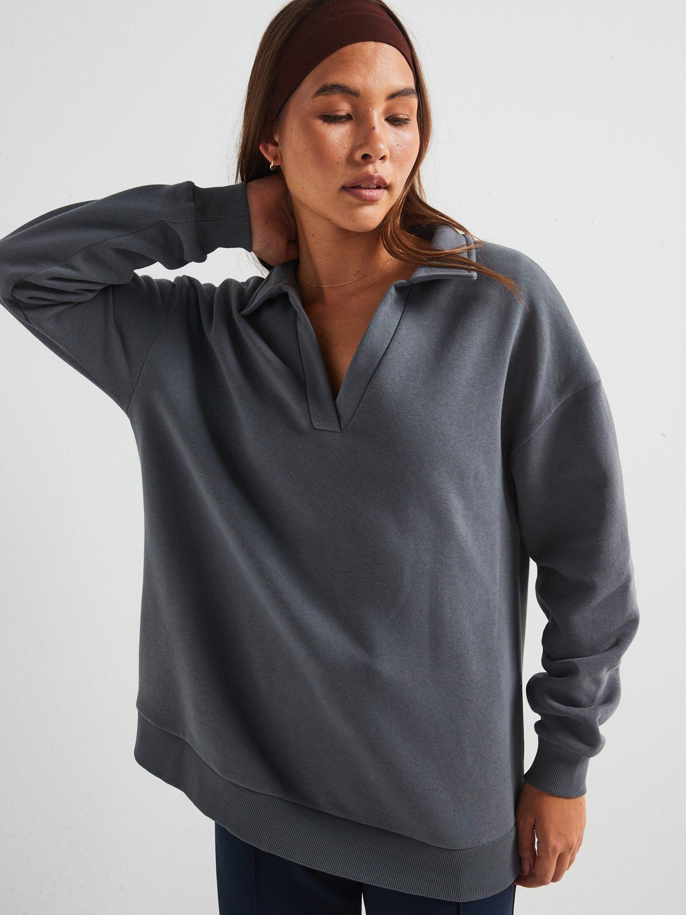 v-by-very-oversized-longline-collar-detail-sweatshirt-blue