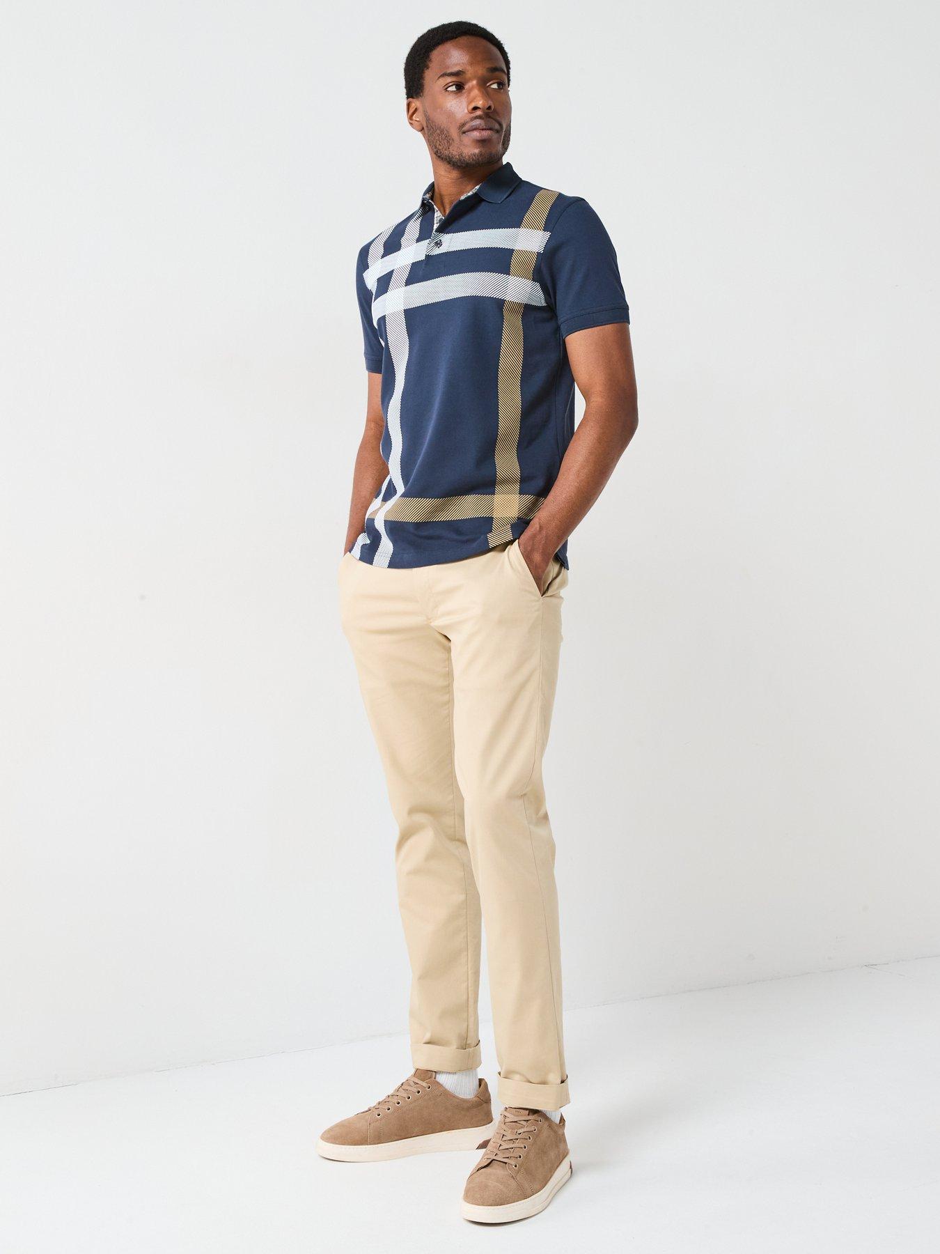 Image 3 of 5 of Barbour Barbour Blaine Short Sleeve Polo Shirt - Navy