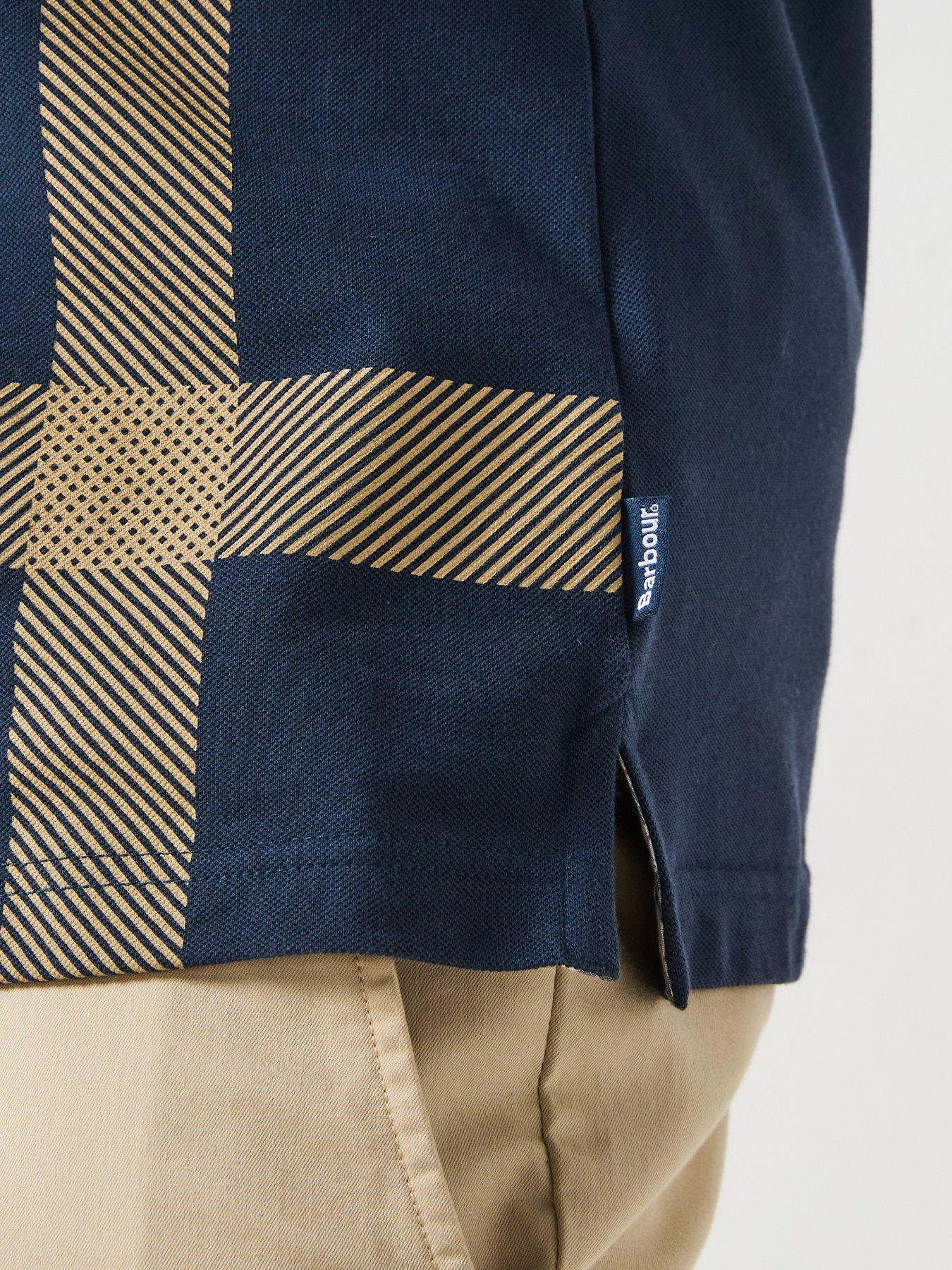 Image 5 of 5 of Barbour Barbour Blaine Short Sleeve Polo Shirt - Navy