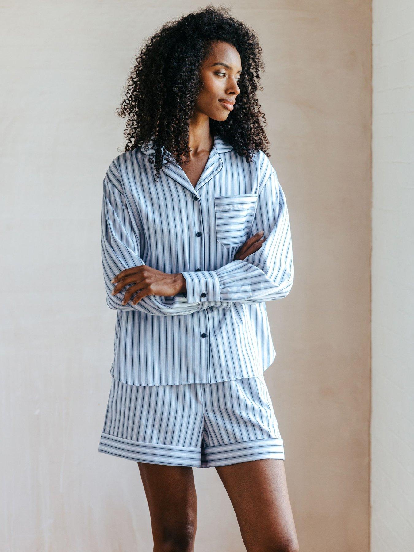 chelsea-peers-chelsea-peers-short-button-up-woven-cottonoutfit