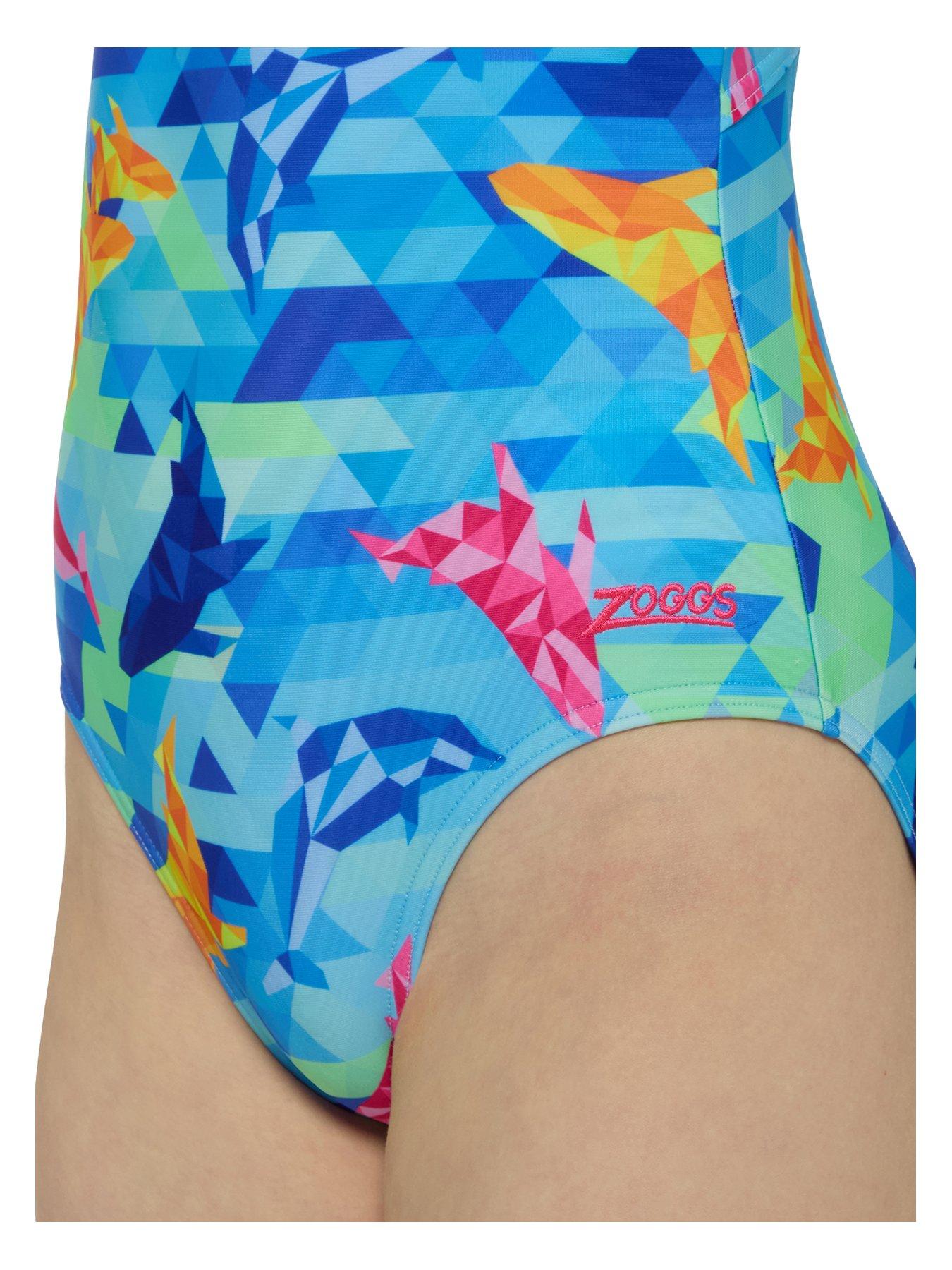zoggs-junior-girls-dolphine-sprintback-swimsuit-blueback