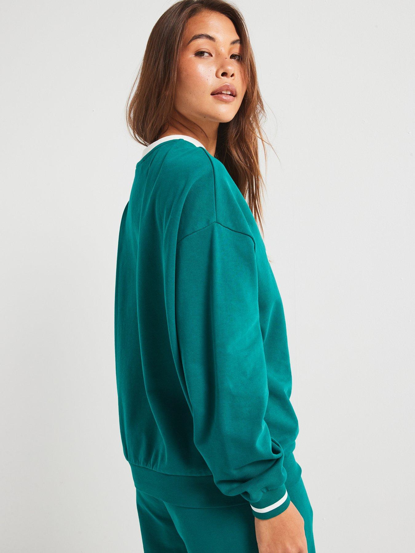 v-by-very-country-club-contrast-trim-sweatshirt-greenstillFront