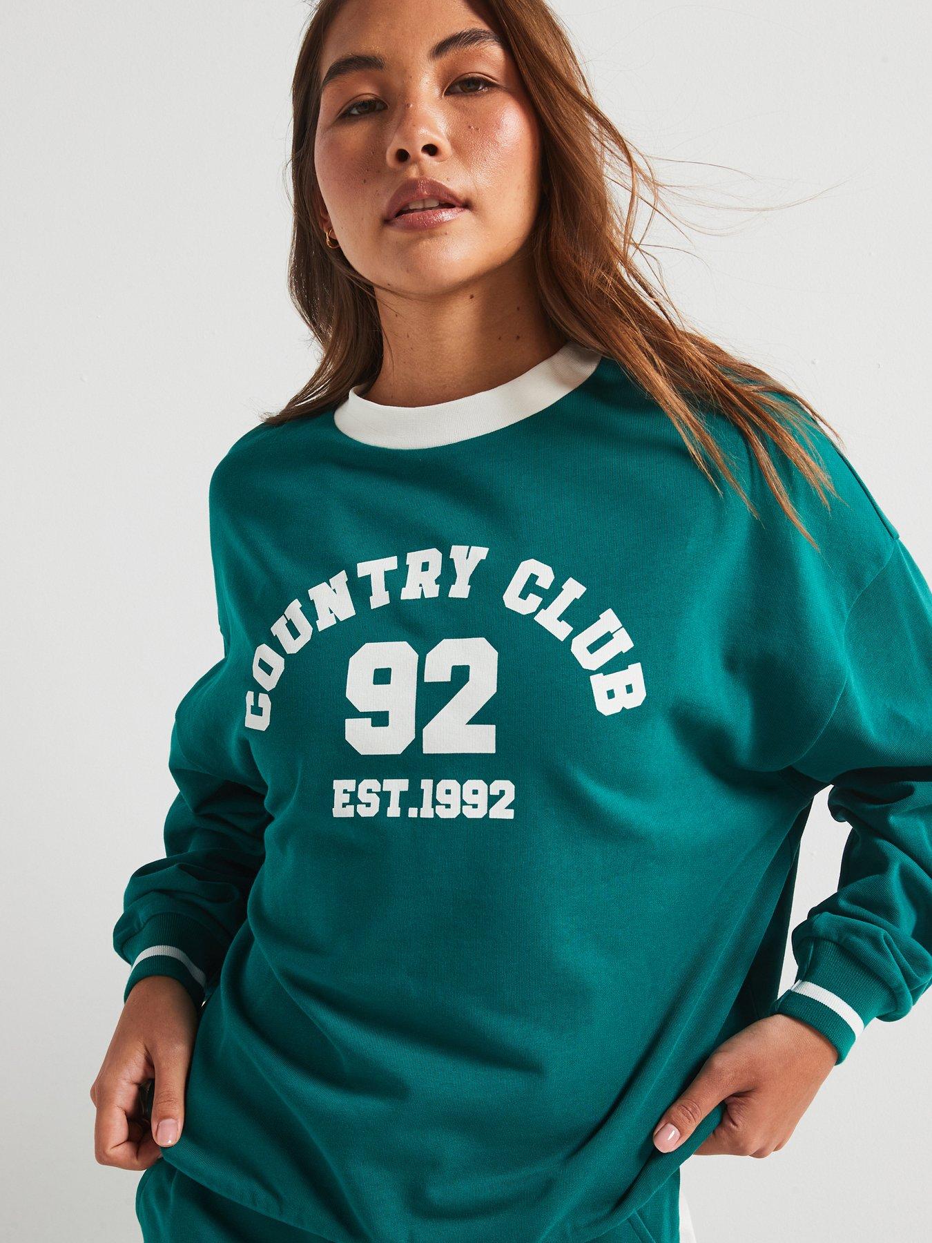 v-by-very-country-club-contrast-trim-sweatshirt-greendetail