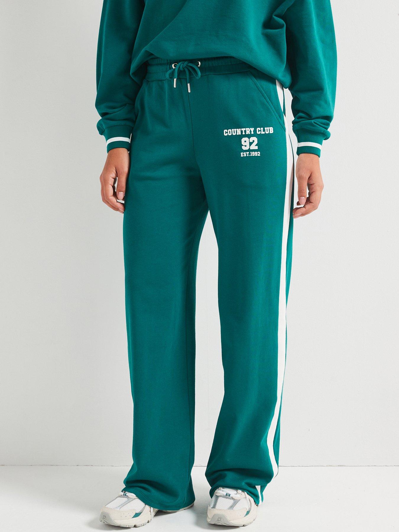 v-by-very-country-club-wide-leg-side-stripe-jogger-green