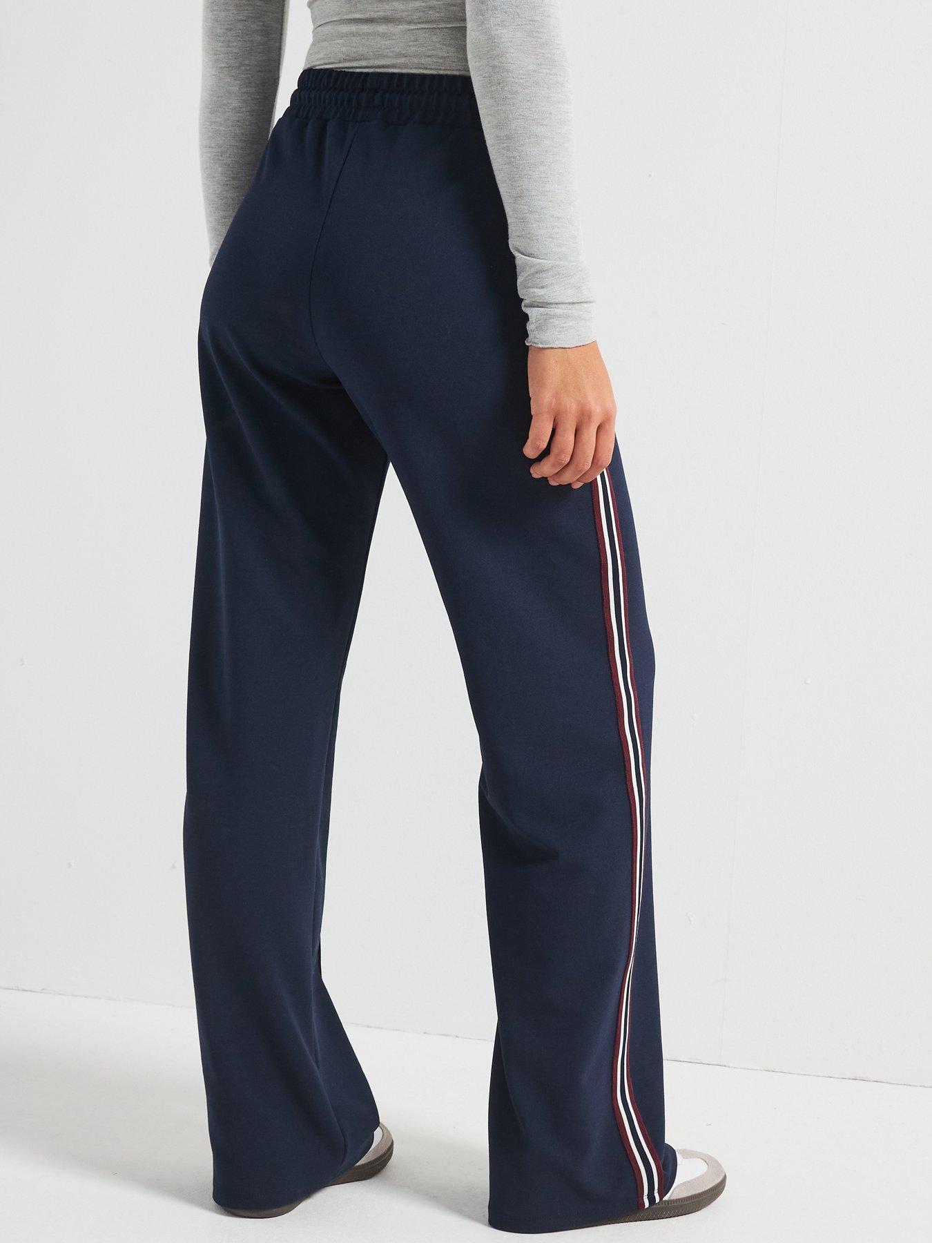 v-by-very-wide-leg-side-stripe-trousers-navystillFront