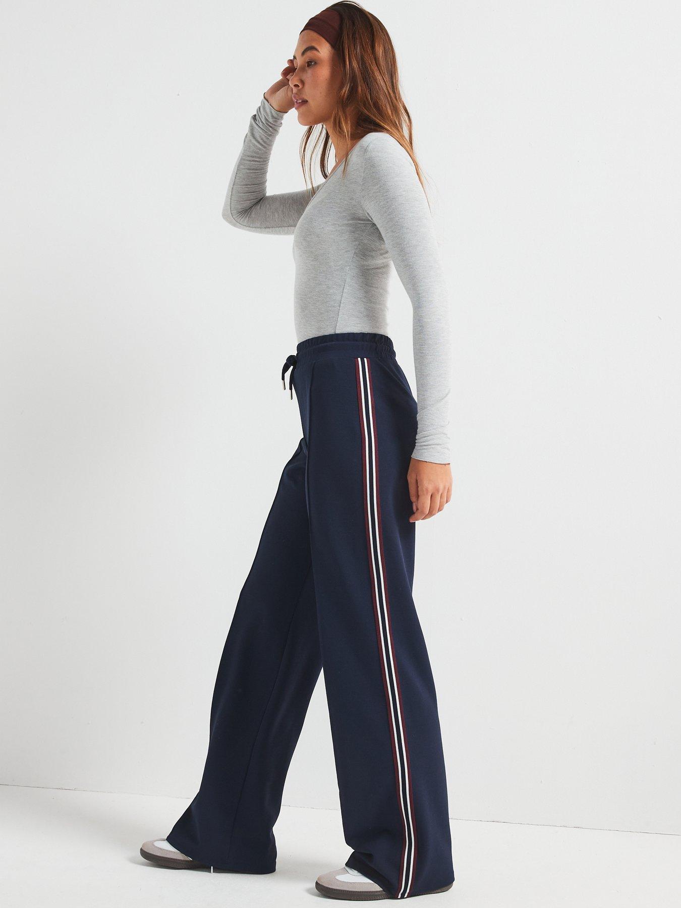 v-by-very-wide-leg-side-stripe-trousers-navydetail