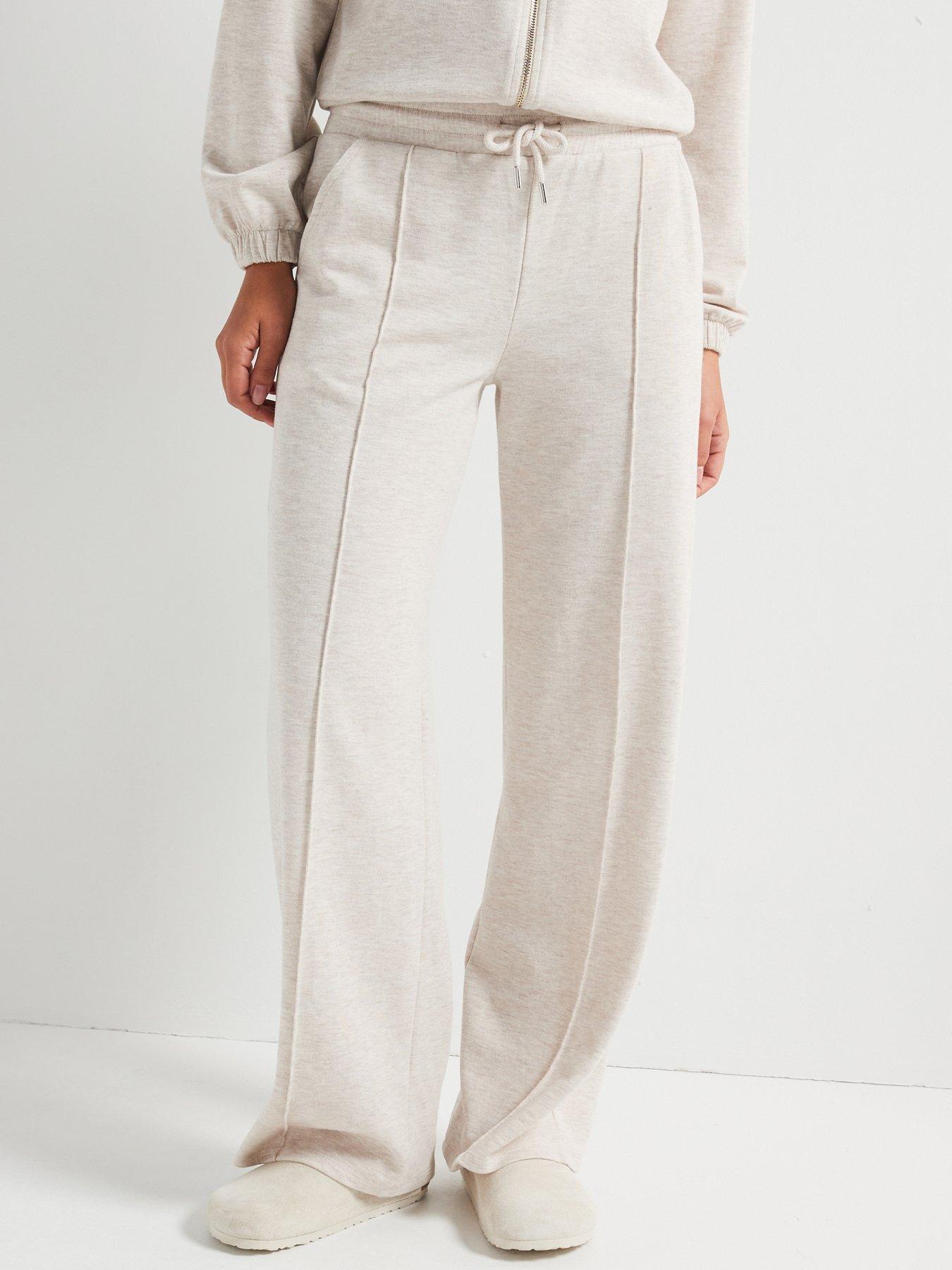 v-by-very-wide-leg-pin-tuck-joggers-beige