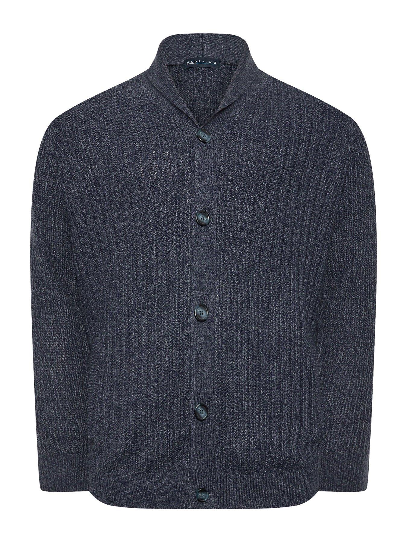 badrhino-big-amp-tall-shawl-collar-knitted-cardigan-blueback