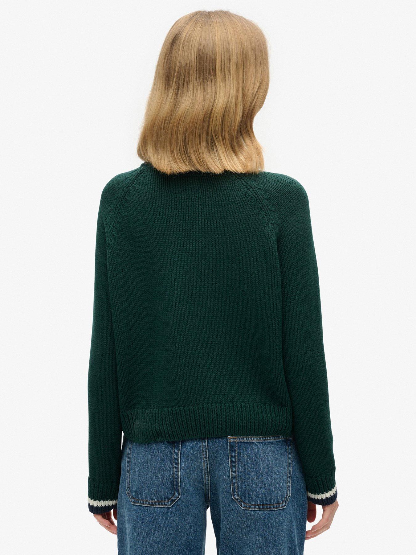 superdry-americana-roll-neck-jumper-greenstillFront