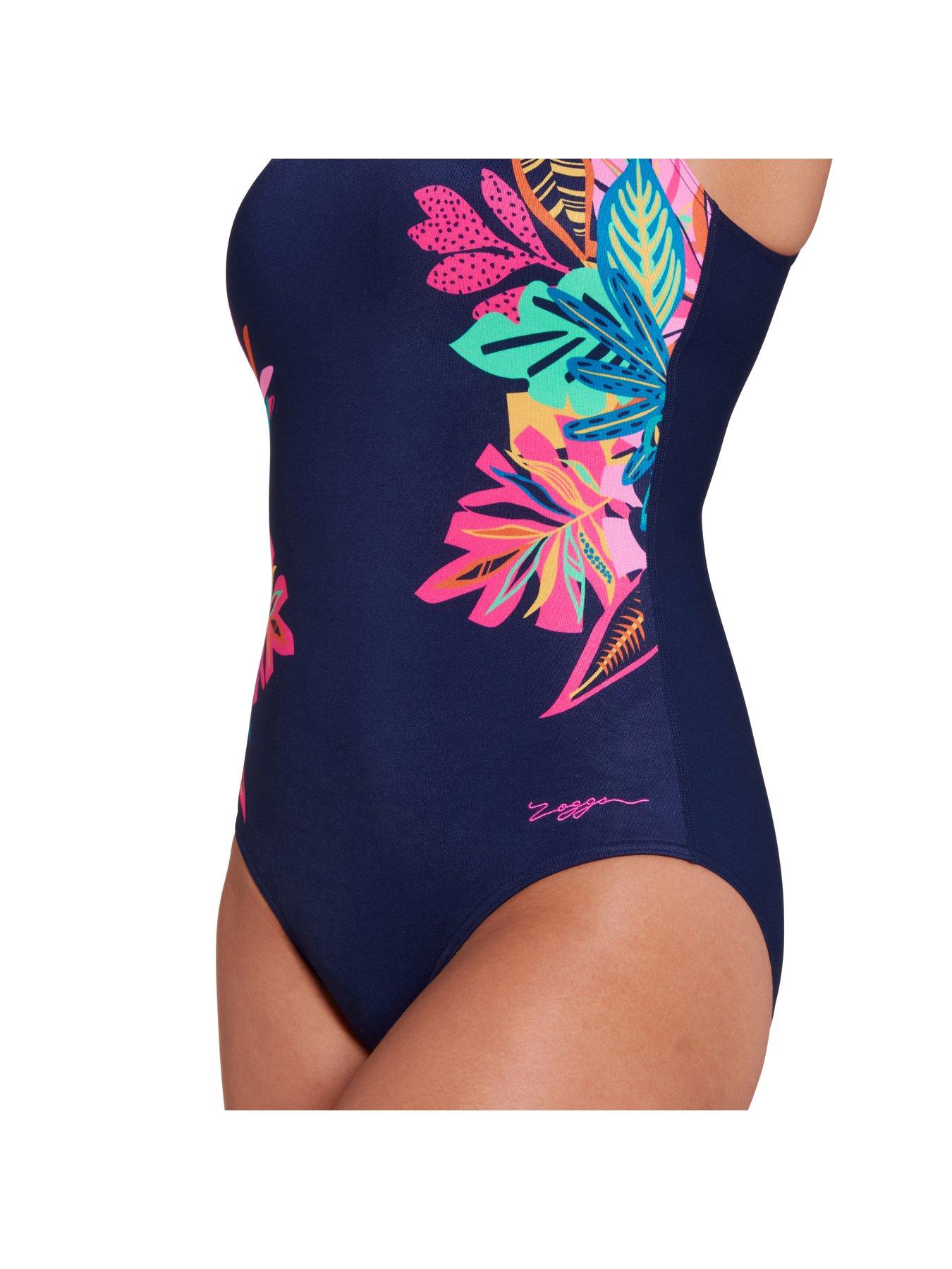 Image 4 of 4 of Zoggs Women's Kuringai Adjustable Scoopback Swimsuit - Navy