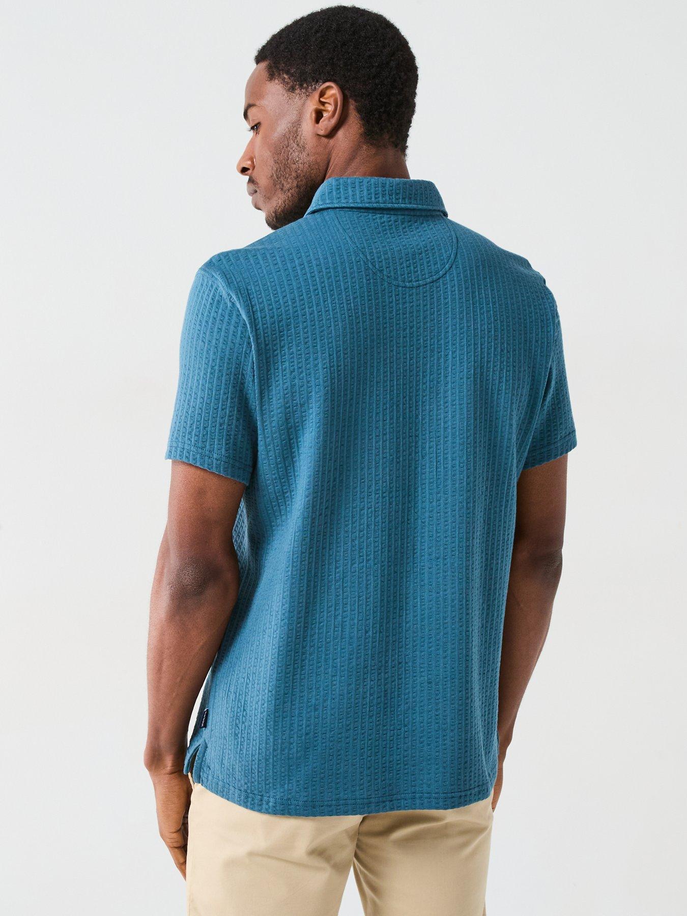 barbour-barbour-dymchurch-seersucker-short-sleeve-polo-shirt-bluestillFront