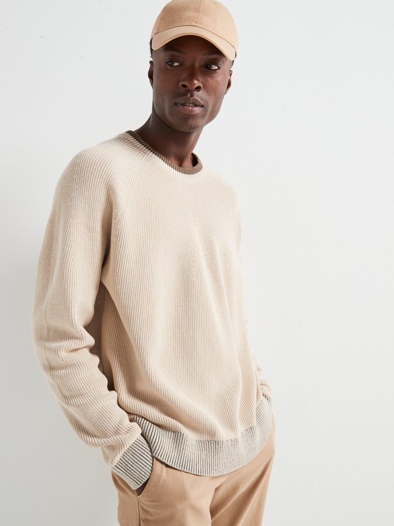 selected-homme-brion-long-sleeve-relaxed-crew-neck-knitted-jumper-cream