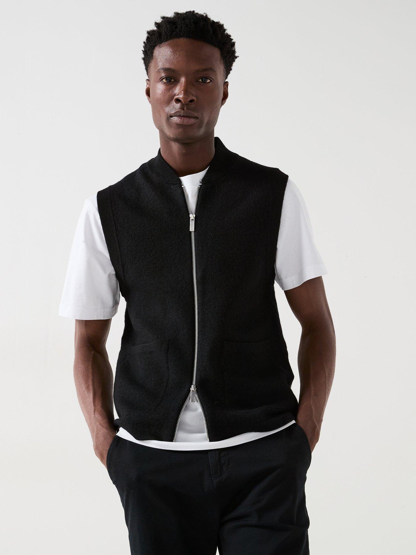 selected-homme-reason-sleeveless-knitted-jumper-vest-black