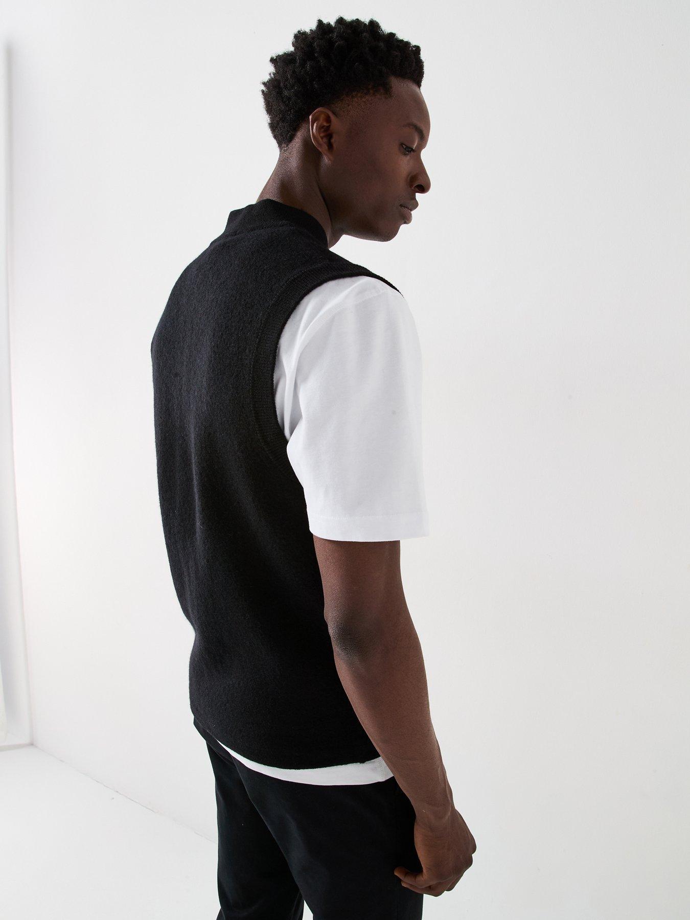 selected-homme-reason-sleeveless-knitted-jumper-vest-blackstillFront