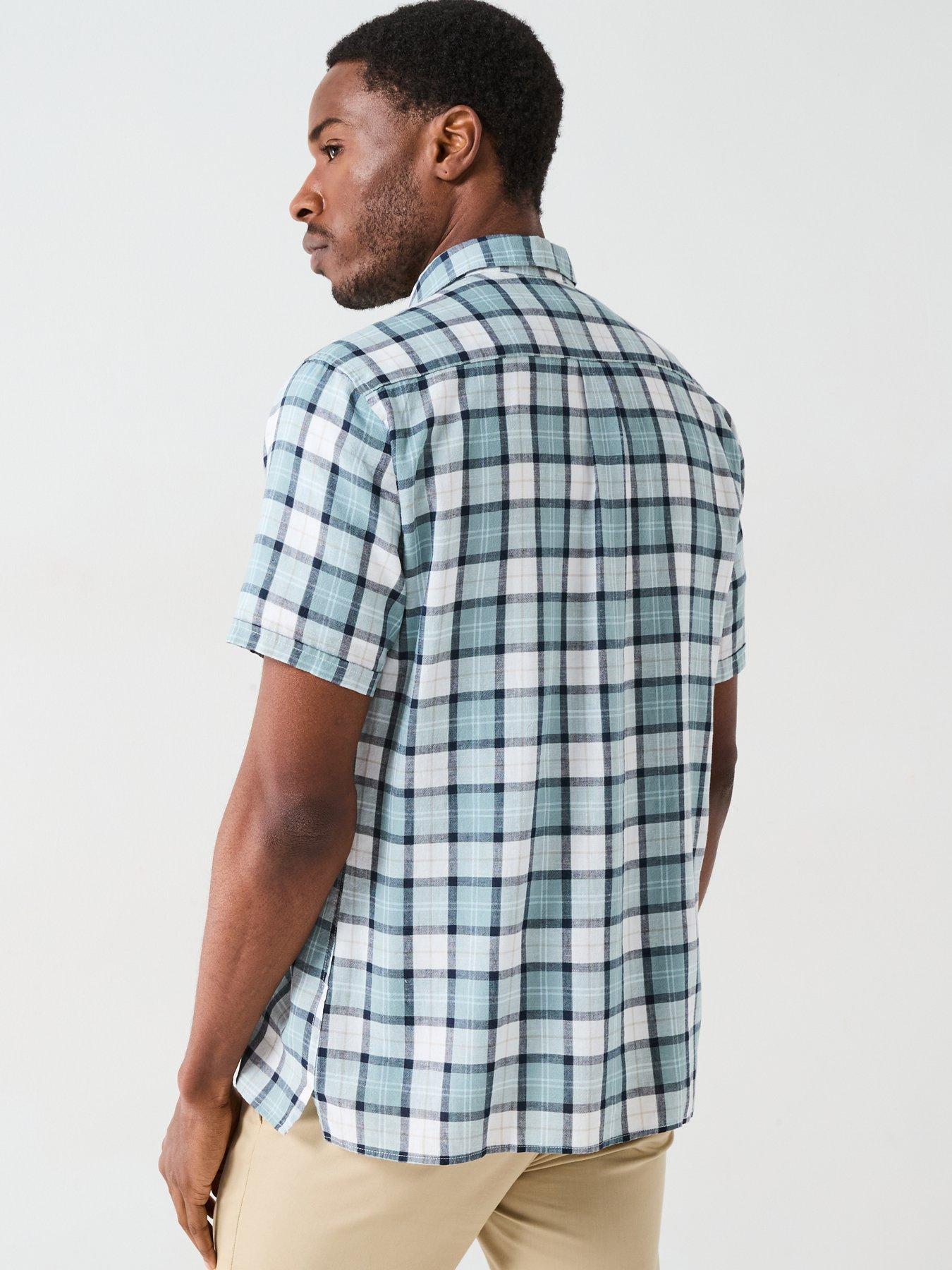barbour-barbour-midfield-tartan-short-sleeve-shirt-bluestillFront