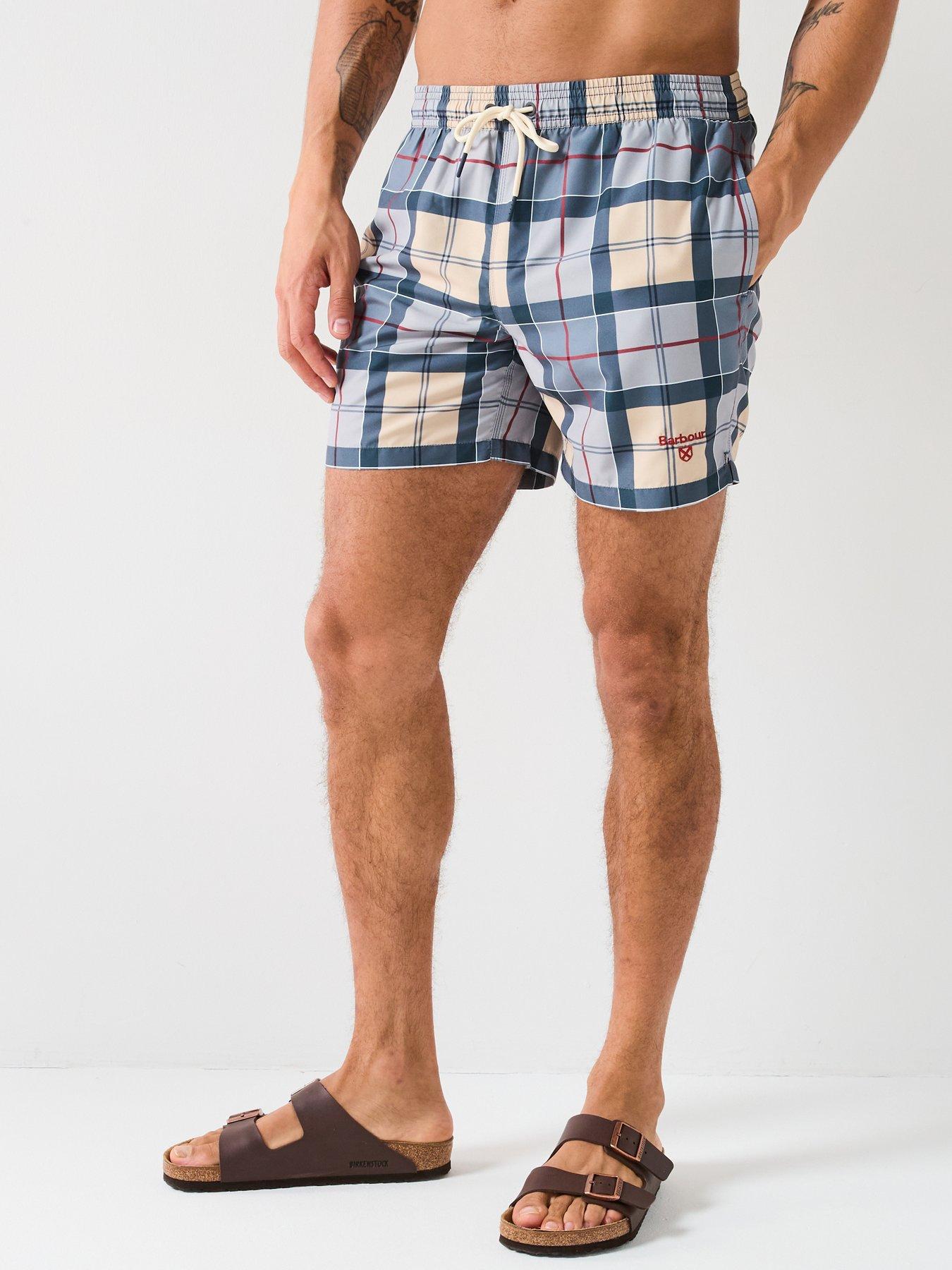 undefined Barbour Staple Tartan Swim Short - Navy