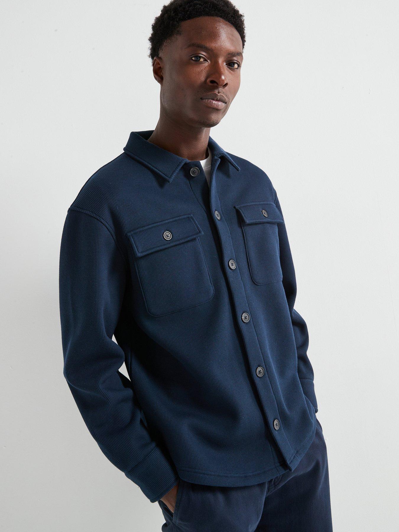 selected-homme-relaxed-fit-max-fleece-overshirt-navy