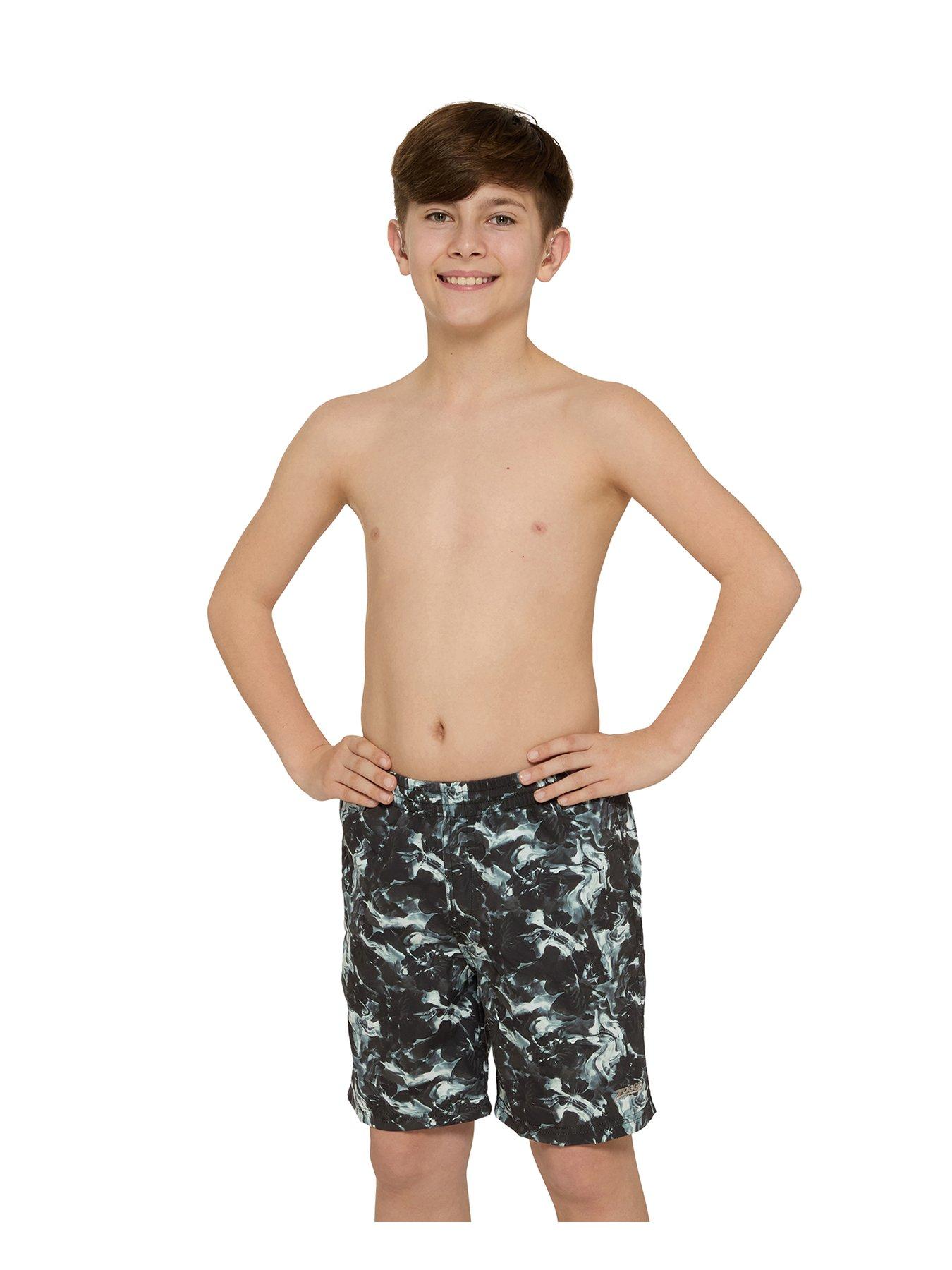 Zoggs Junior Boys Hydro 15Inch Shorts - Black