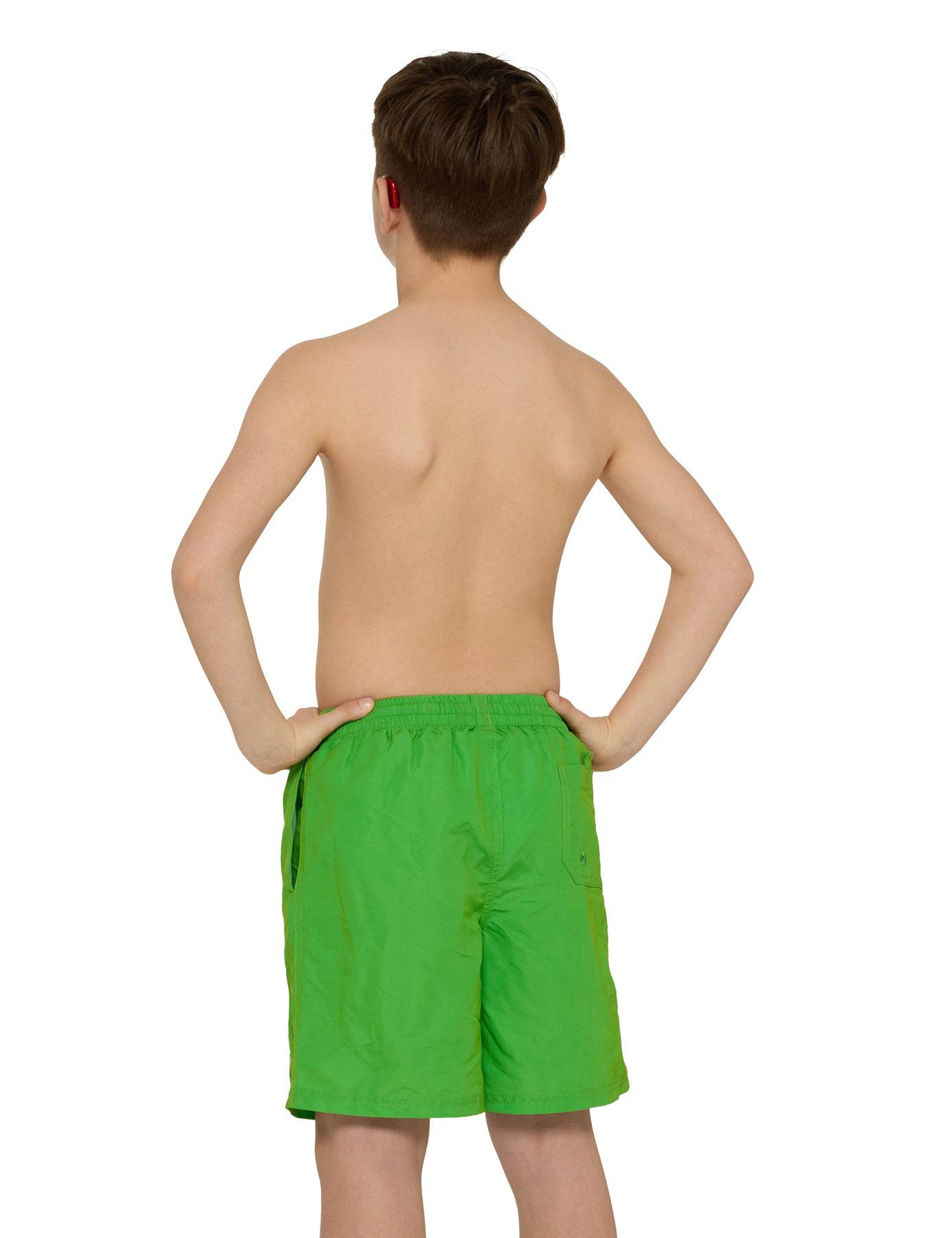 Image 2 of 3 of Zoggs Junior Penrith 15-Inch Shorts - Green