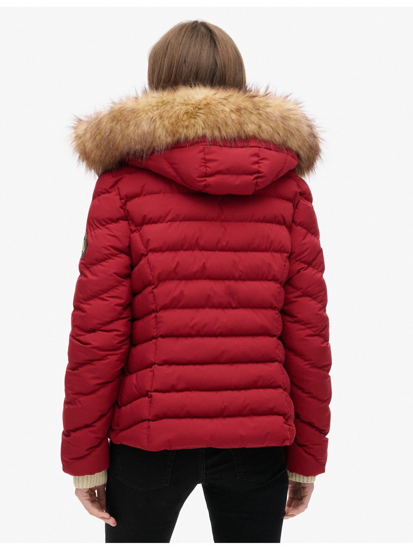 superdry-fuji-faux-fur-hooded-coat-redstillFront