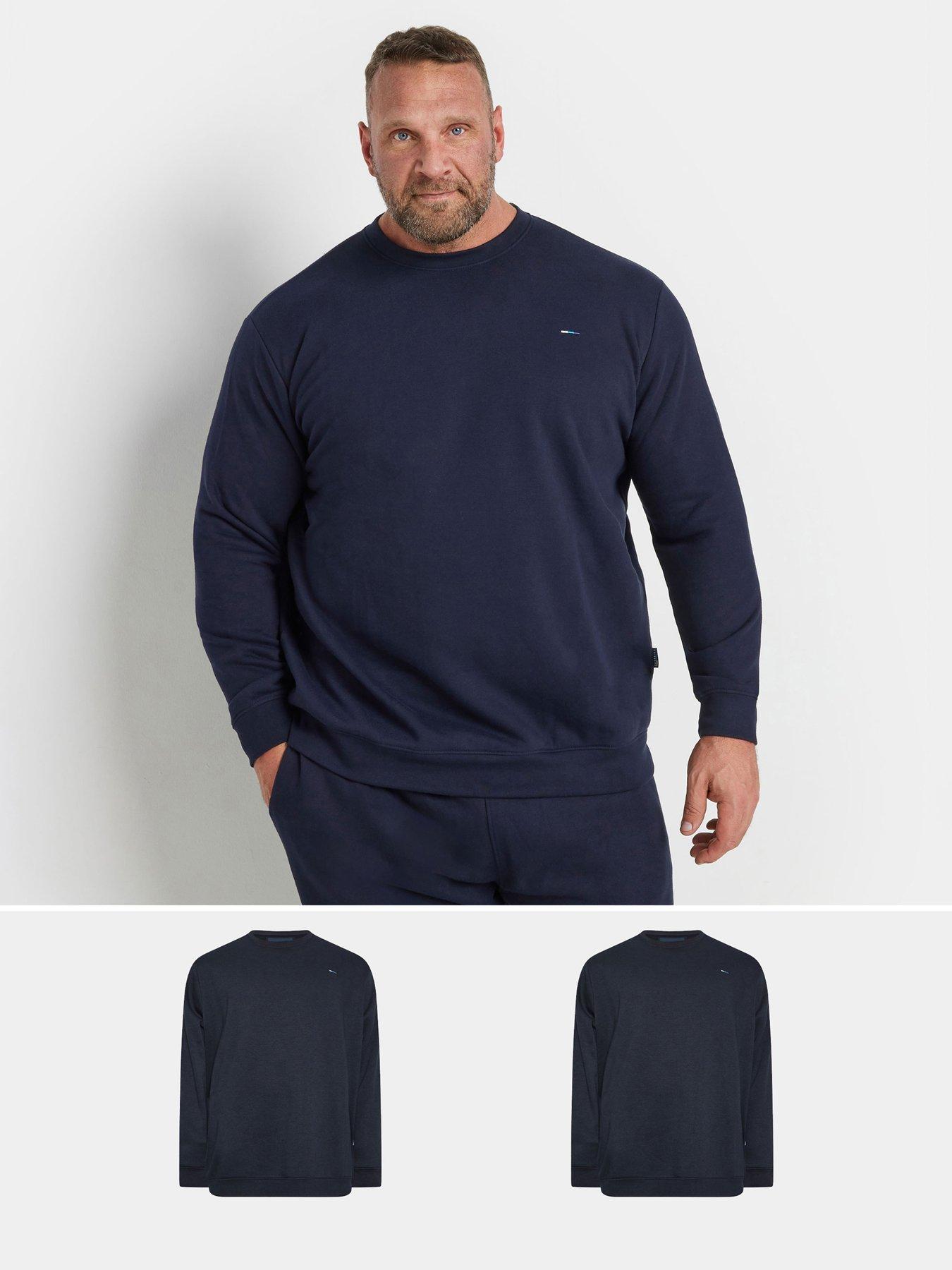 badrhino-big-amp-tall-2-pack-sweatshirts-bluefront