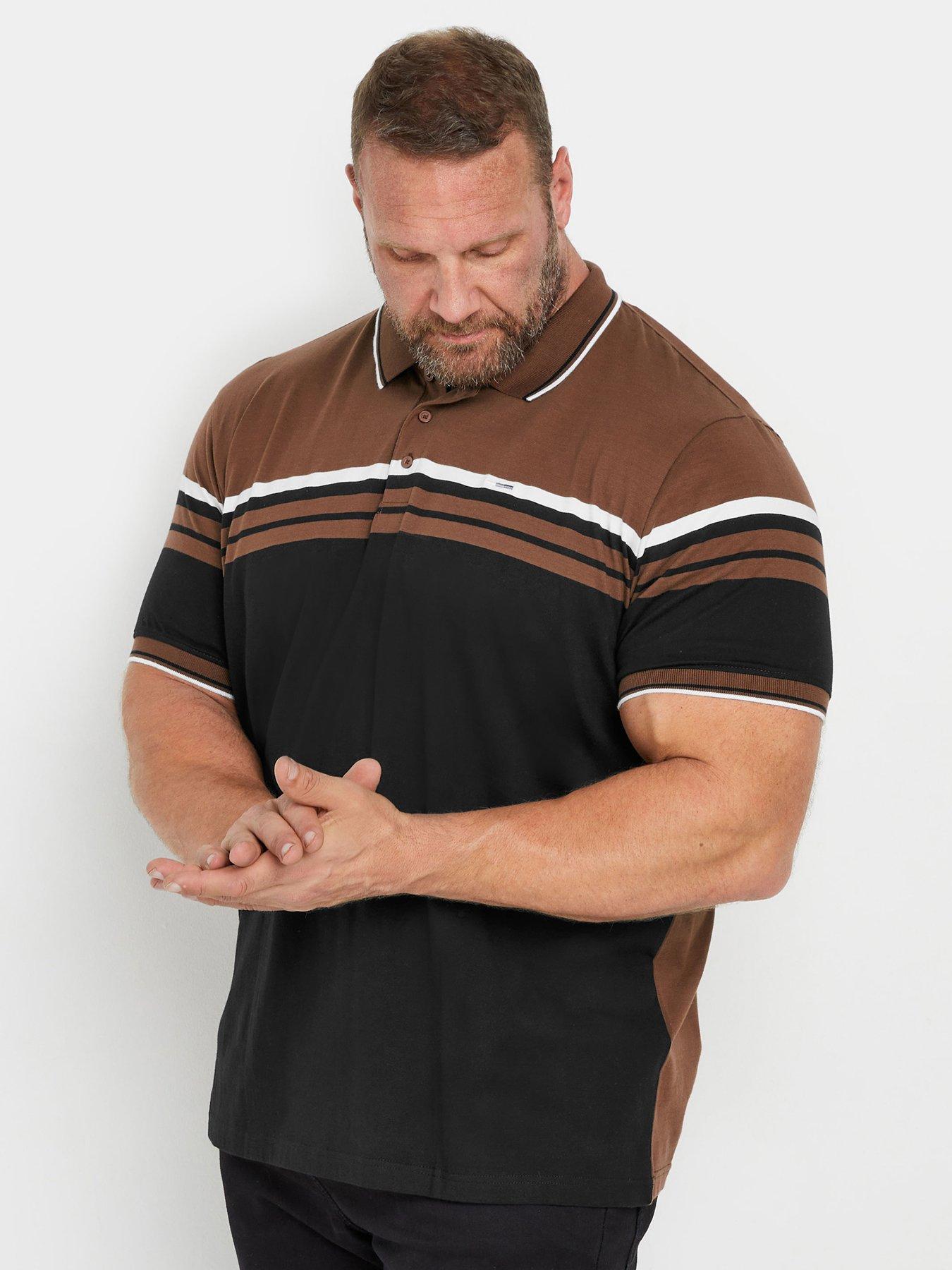 badrhino-big-amp-tall-stripe-jersey-polo-shirt-brown