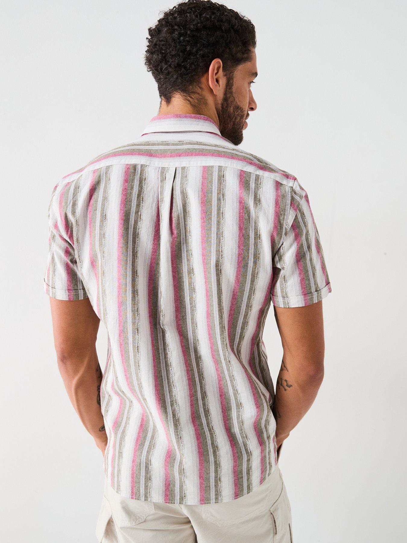 Image 2 of 6 of Barbour Barbour Lipton Striped Short Sleeved Relaxed Fit Shirt - Multi