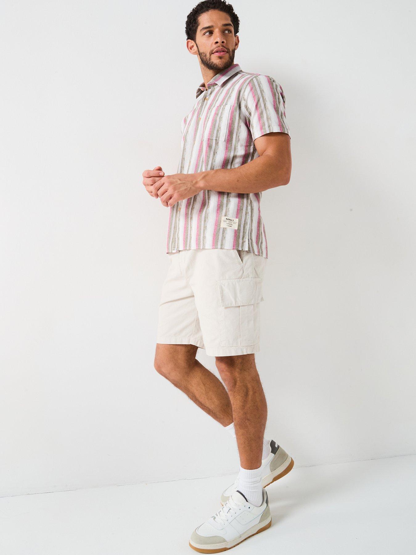 Image 3 of 6 of Barbour Barbour Lipton Striped Short Sleeved Relaxed Fit Shirt - Multi