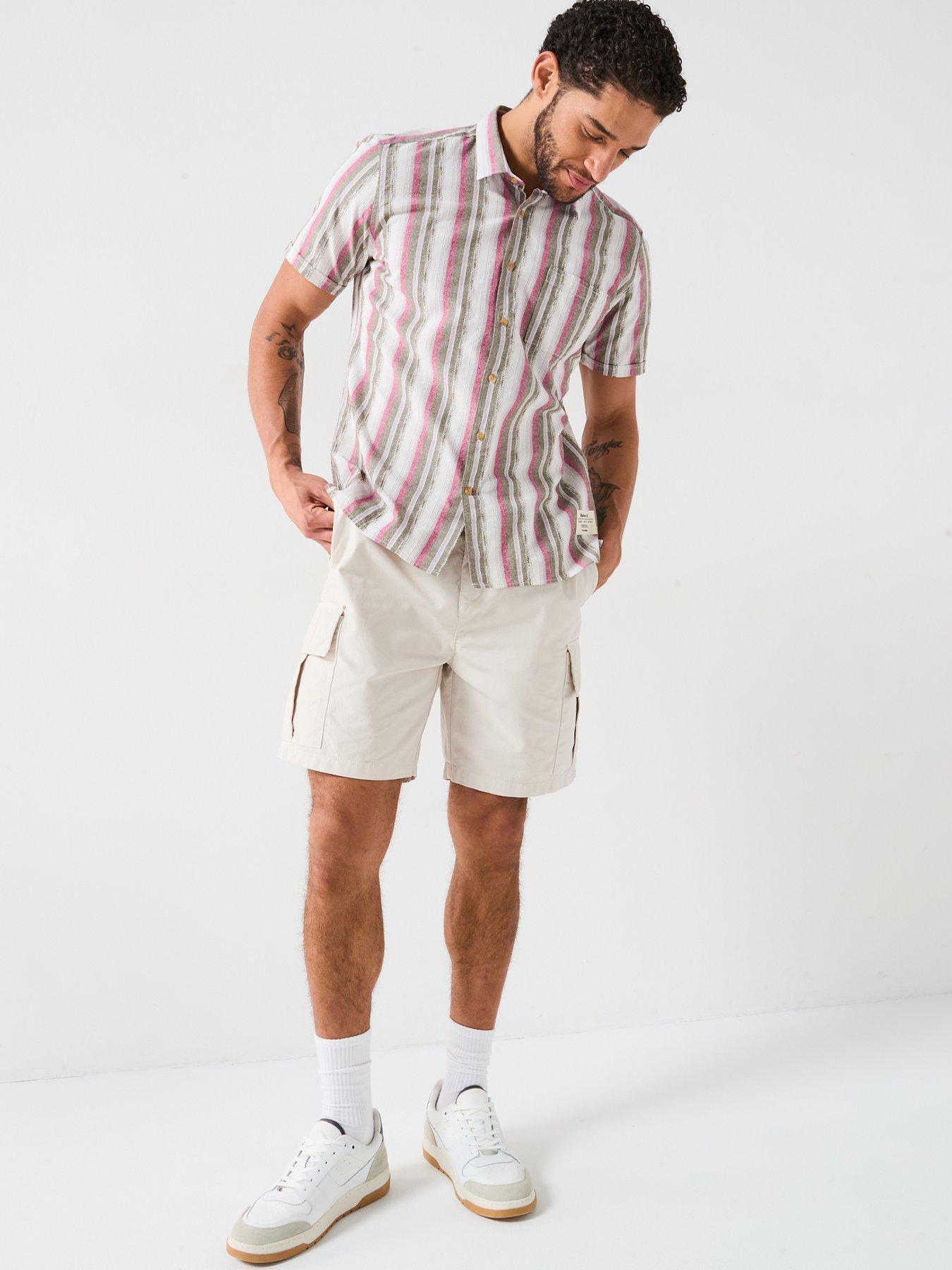 Image 4 of 6 of Barbour Barbour Lipton Striped Short Sleeved Relaxed Fit Shirt - Multi
