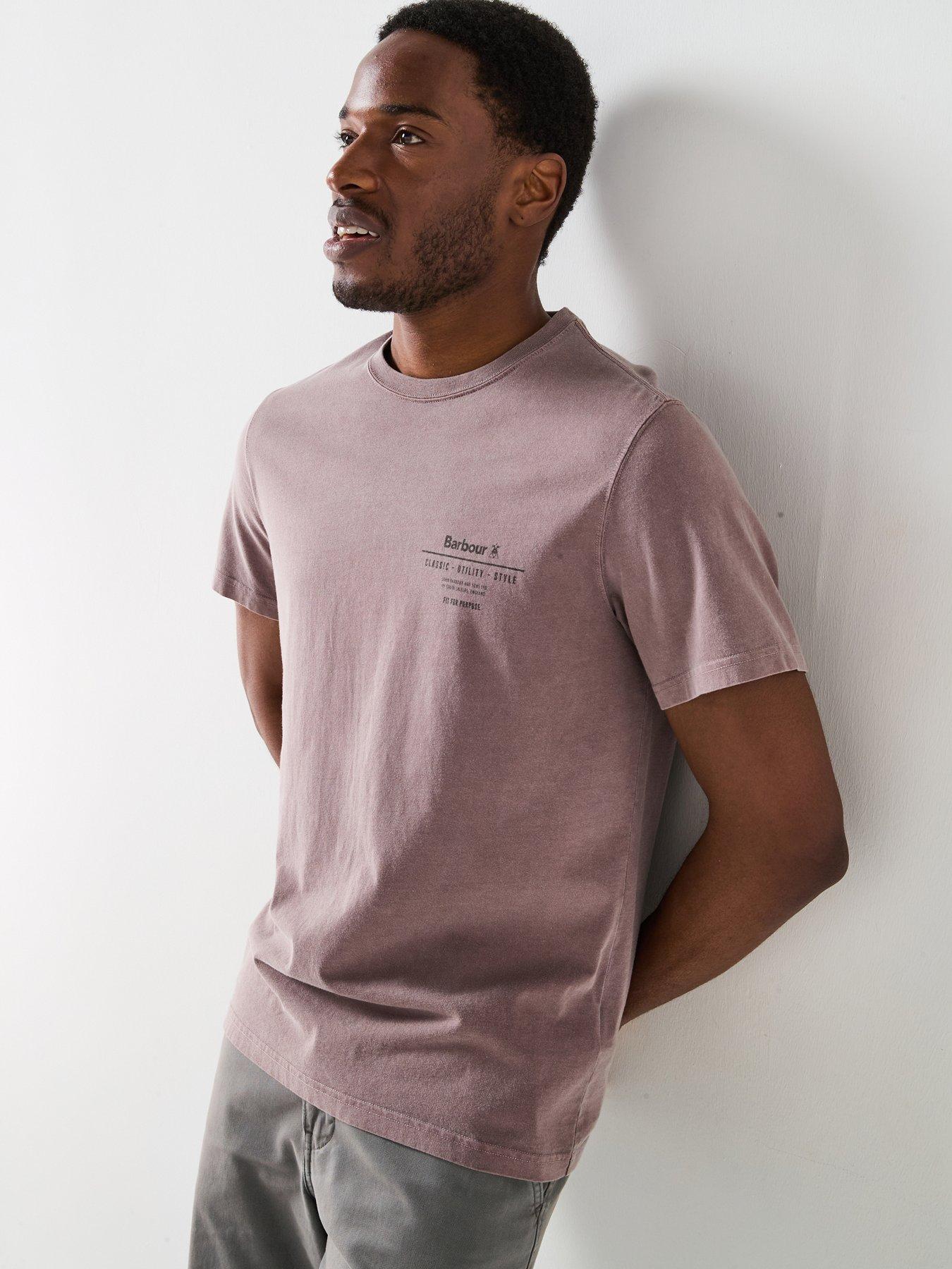 undefined Barbour Hickling Tailored Fit T-Shirt - Light Purple