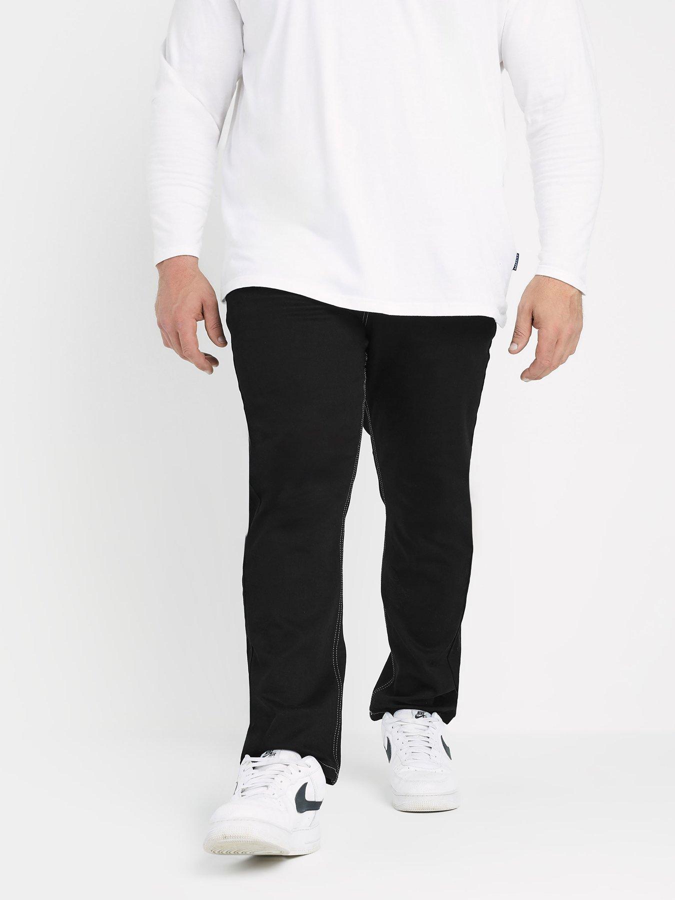 BadRhino Stitch Slim Fit Jeans 34" - Black