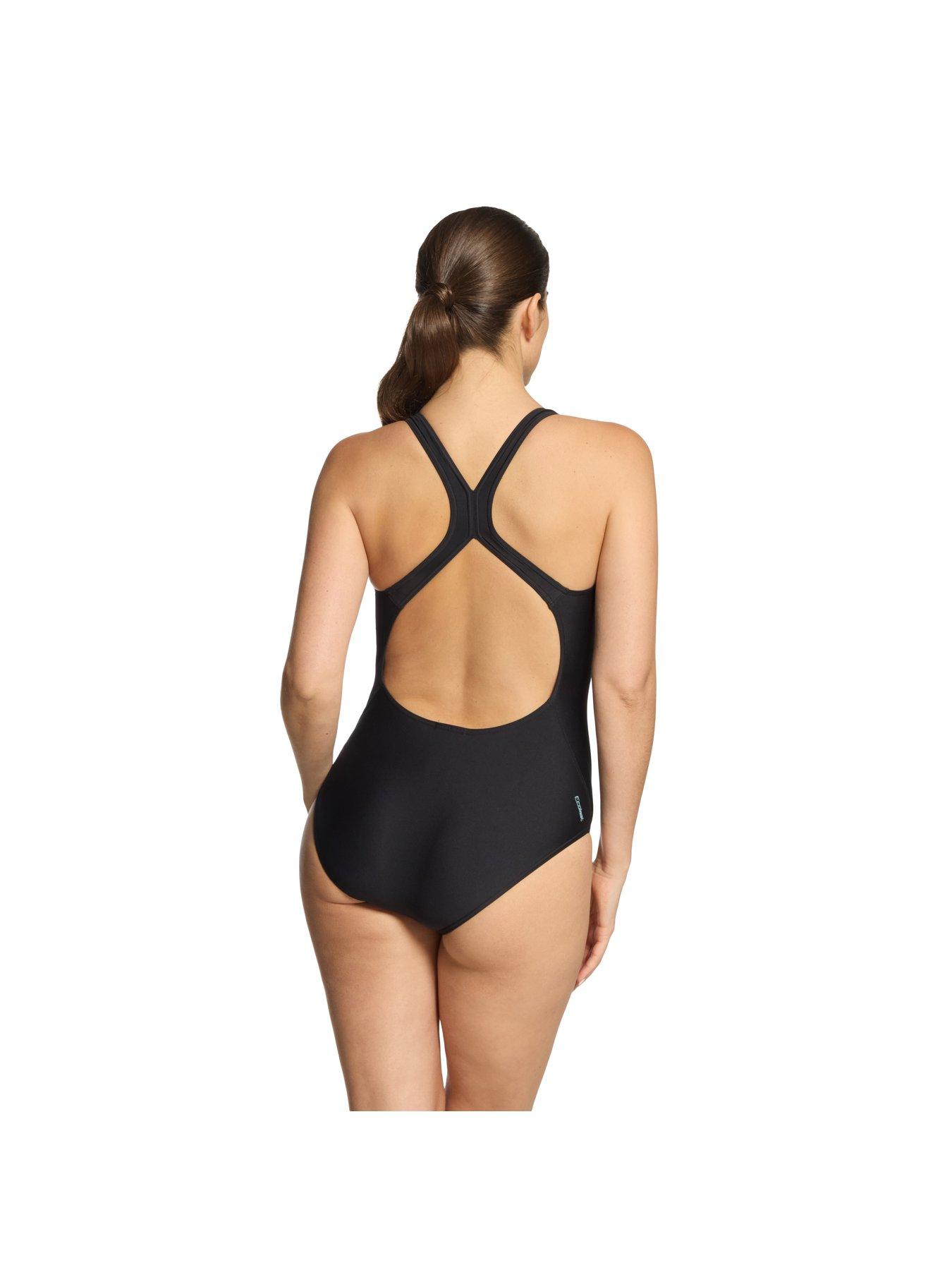 Image 2 of 4 of Zoggs Women's Essentials Cottesloe Flyback Swimsuit - Black
