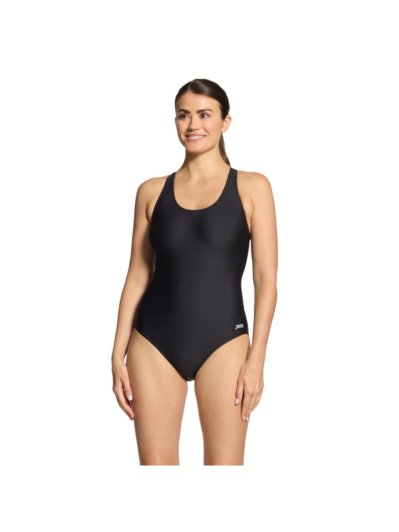 Image 3 of 4 of Zoggs Women's Essentials Cottesloe Flyback Swimsuit - Black