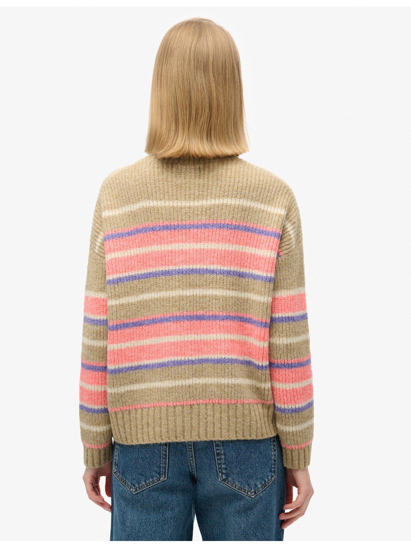 superdry-multi-stripe-crew-jumper-brownstillFront