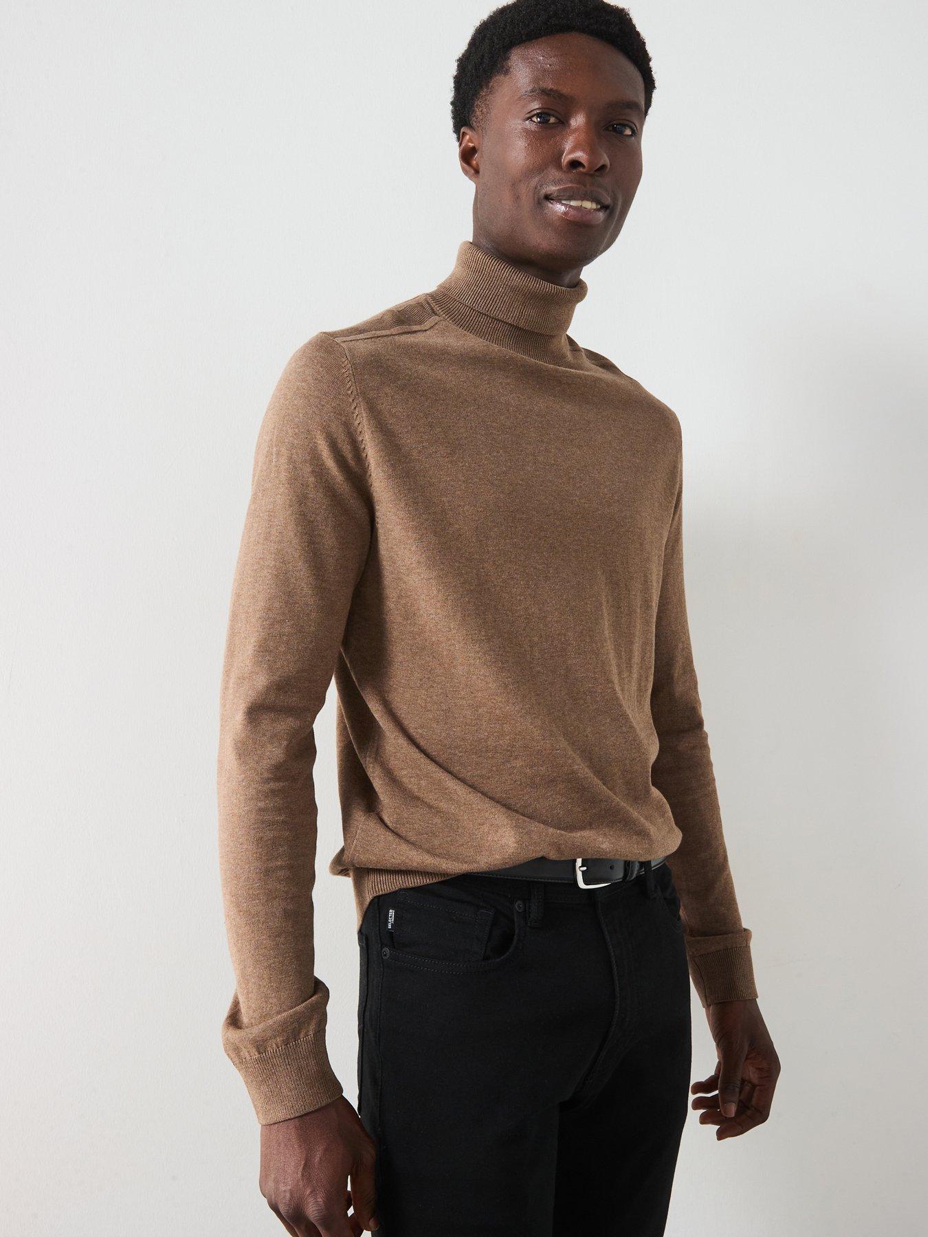 selected-homme-berg-roll-neck-knitted-jumper-brown