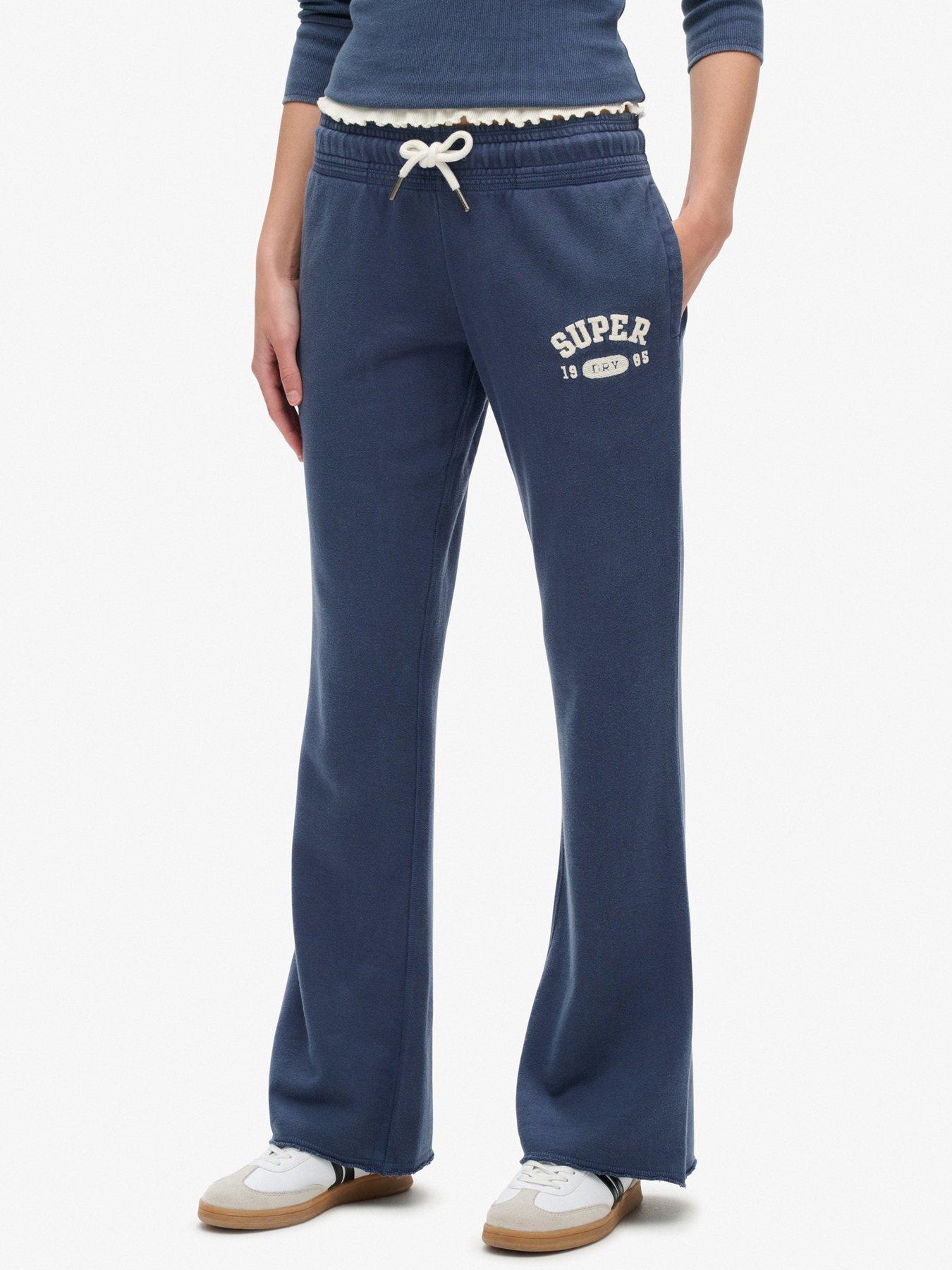 superdry-athletic-low-rise-flared-jogger-navy