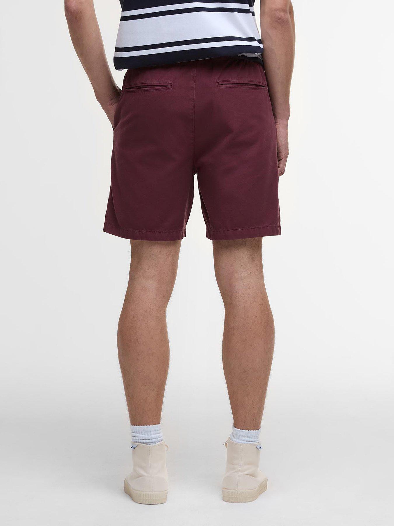 Image 2 of 4 of Barbour Barbour Washed Oxford Relaxed Shorts - Dark Purple