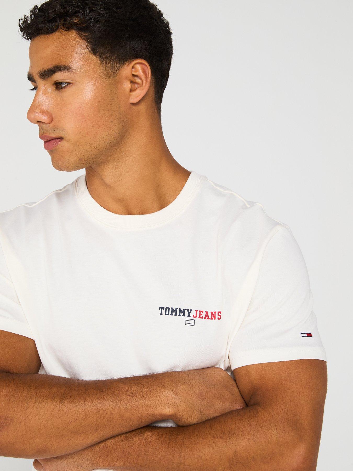 Image 5 of 5 of Tommy Jeans Dna Back Graphic T-Shirt - Off White