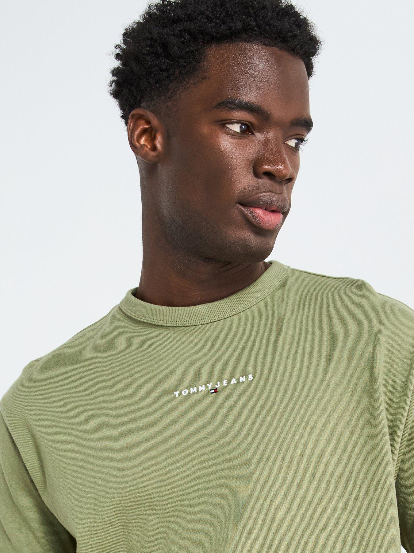 tommy-jeans-tommy-jeans-relaxed-linear-logo-t-shirt-greenoutfit