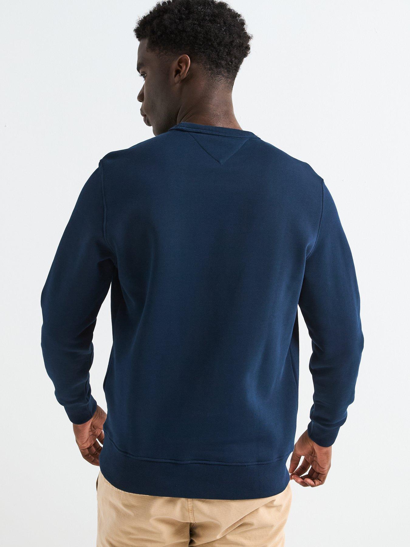 tommy-jeans-regular-fit-left-chest-badge-crew-neck-sweatshirt-navystillFront