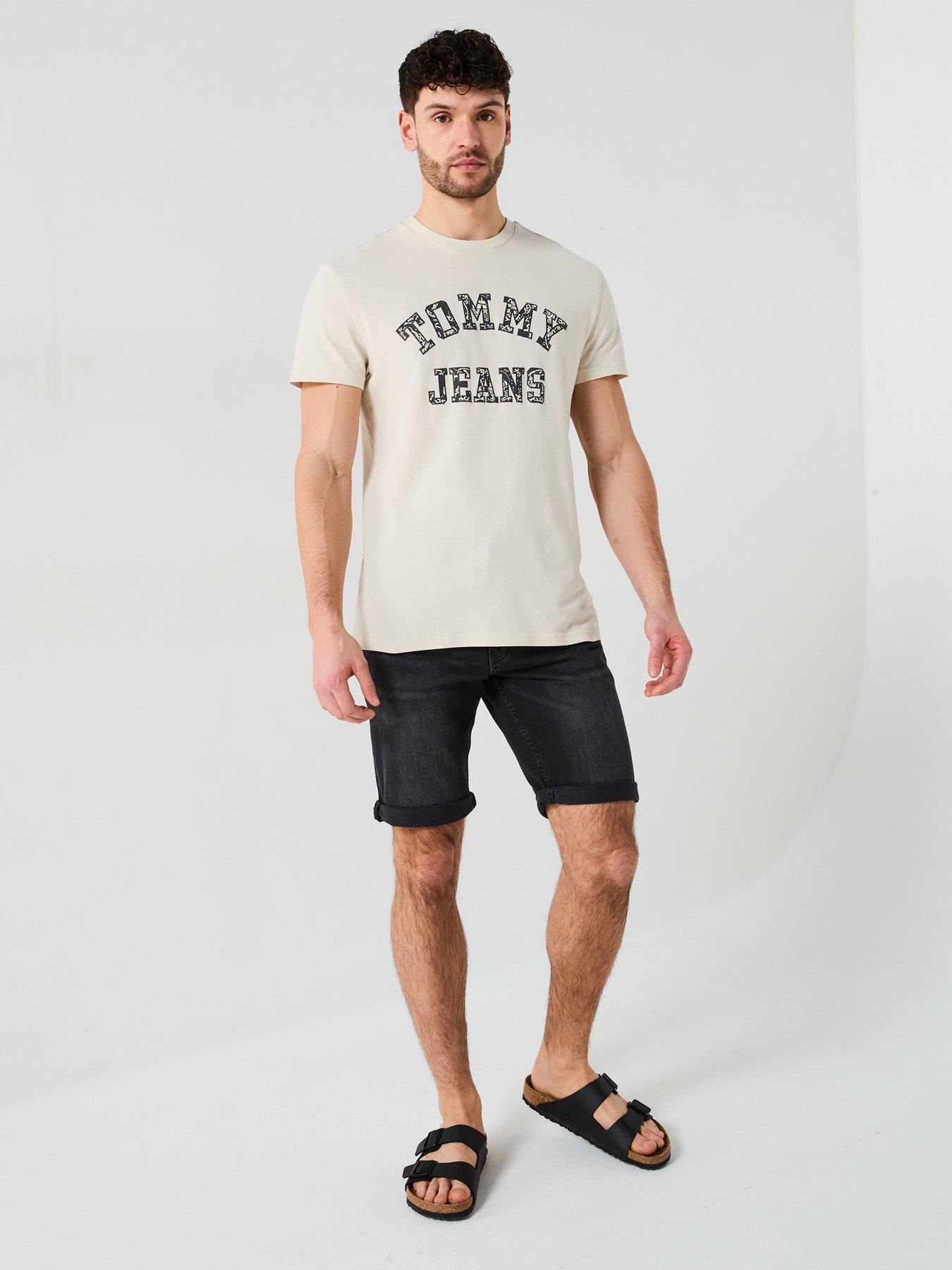 Image 3 of 6 of Tommy Jeans Ronnie Denim Shorts - Black